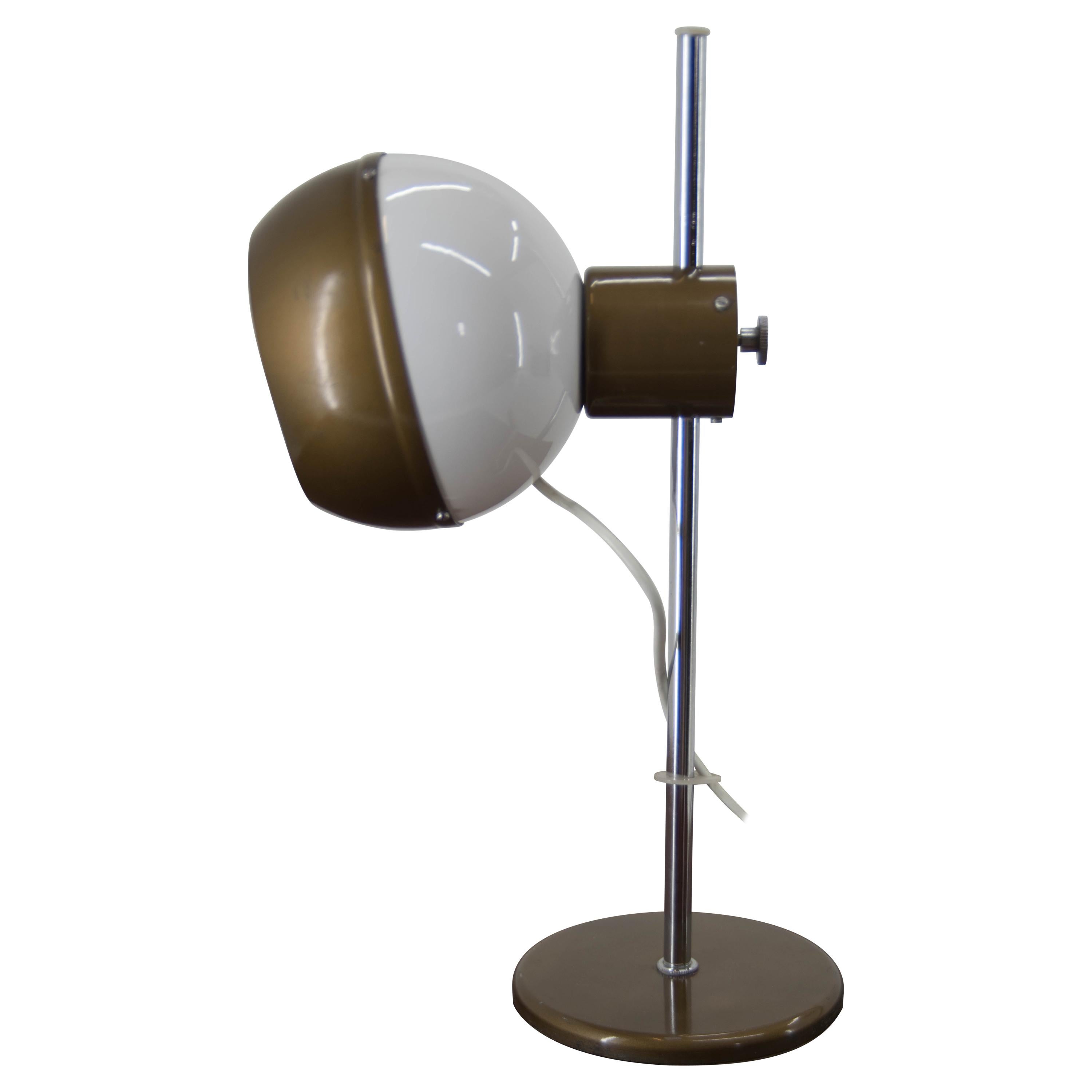 Adjustable Magnetic Table Lamp by Drukov, 1970s, Two Items Available