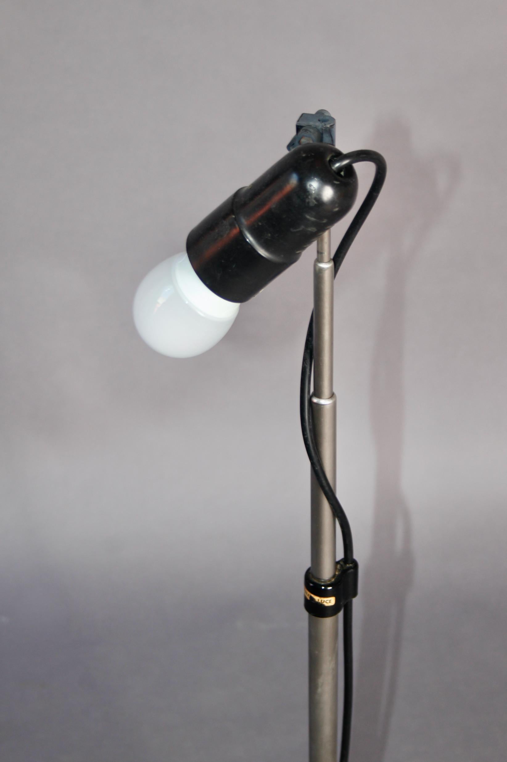 Mid-20th Century Adjustable Martinelli Luce floor lamp For Sale