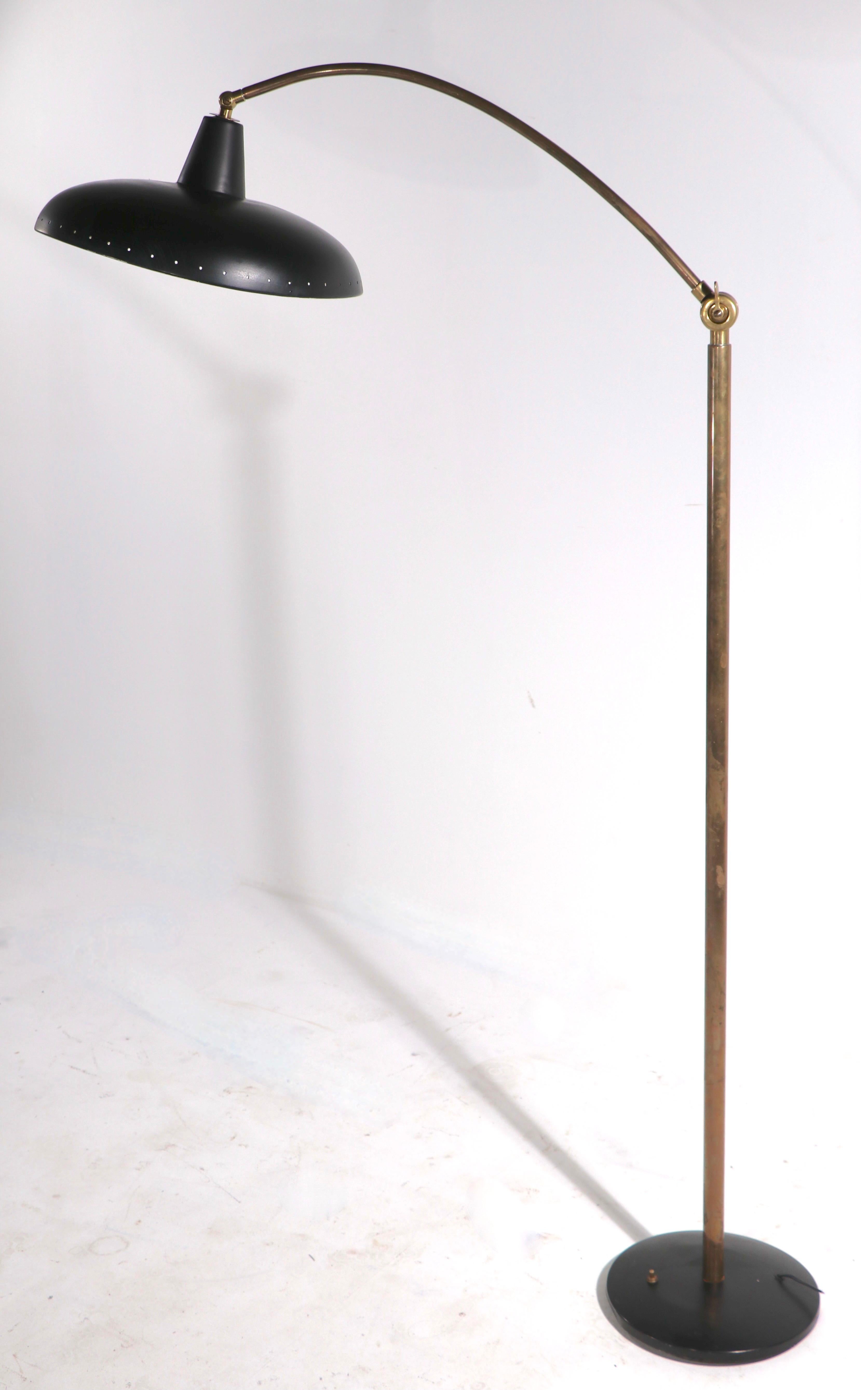 Mid-Century Modern Adjustable Mid Century Floor Lamp