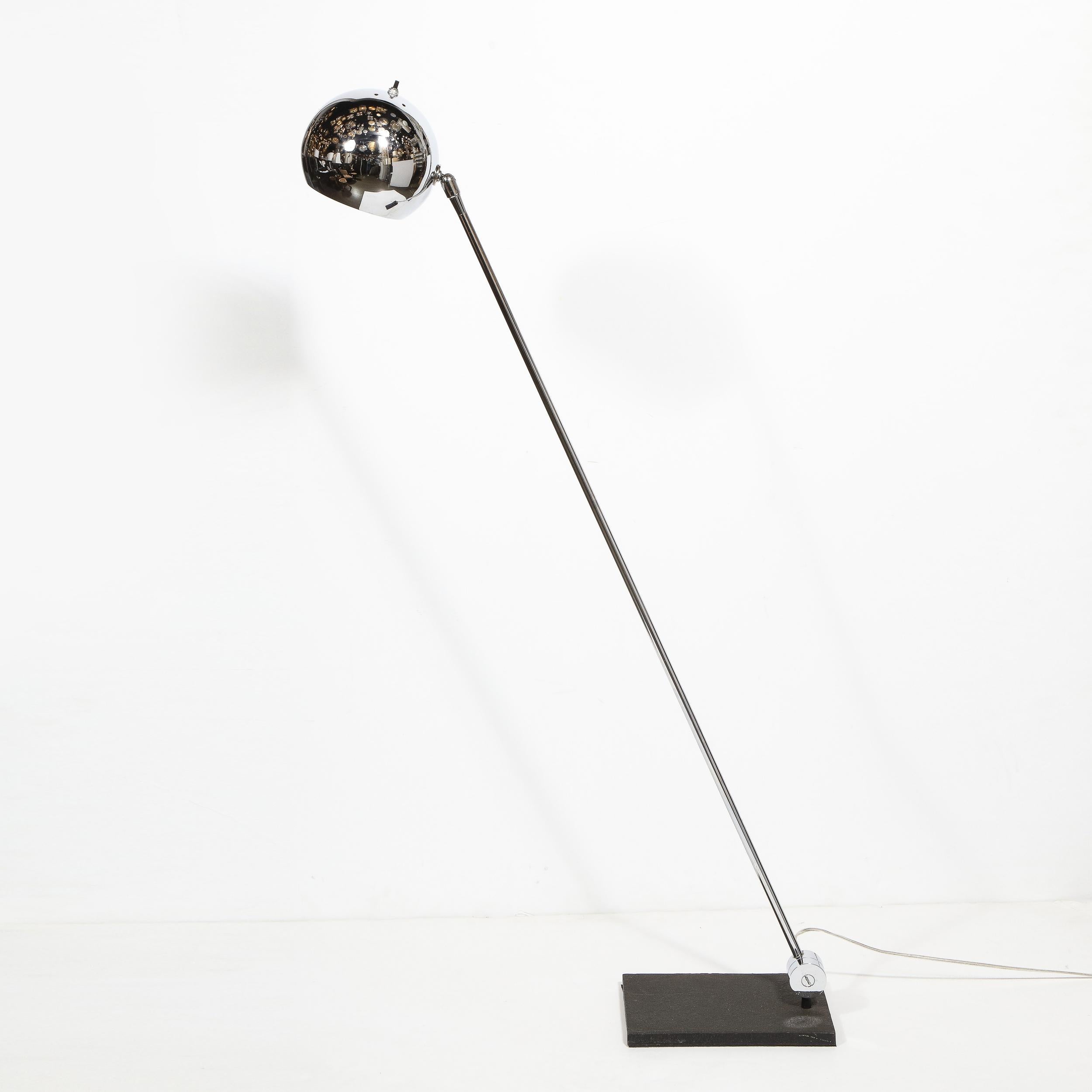 Adjustable Mid-Century Modernist Floor Lamp by Robert Sonneman 4