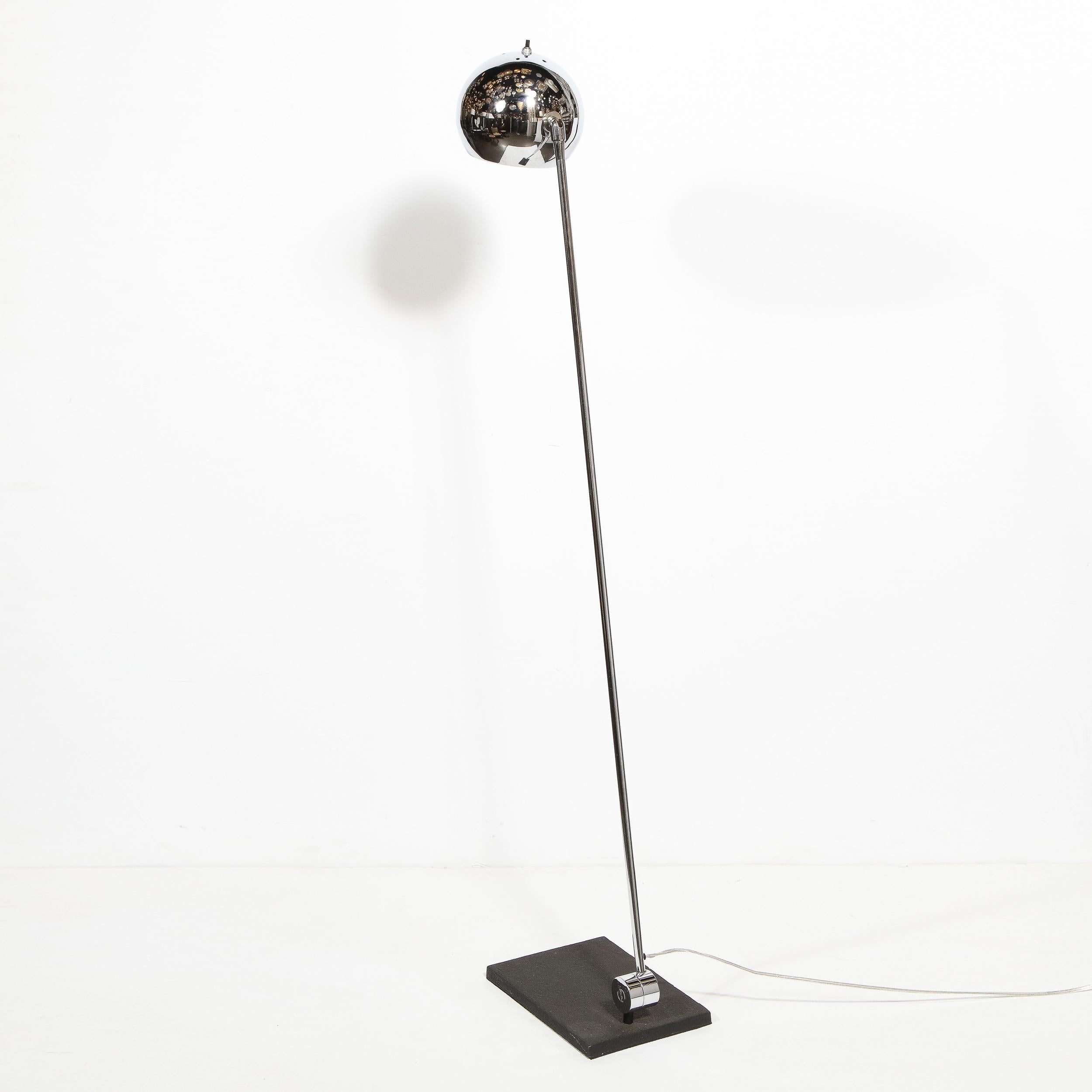 Adjustable Mid-Century Modernist Floor Lamp by Robert Sonneman 9