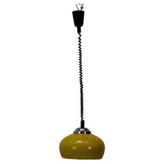 Adjustable Mid Century Pendant in the style of Meblo, 1980's, Czechoslovakia