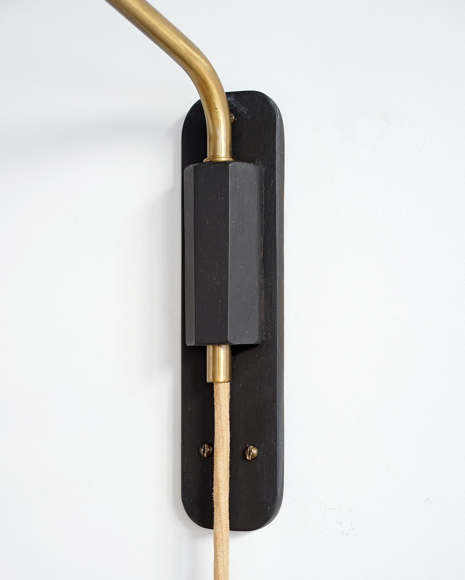 Adjustable Midcentury Wall Light Sconce by Heifetz Rotaflex 3