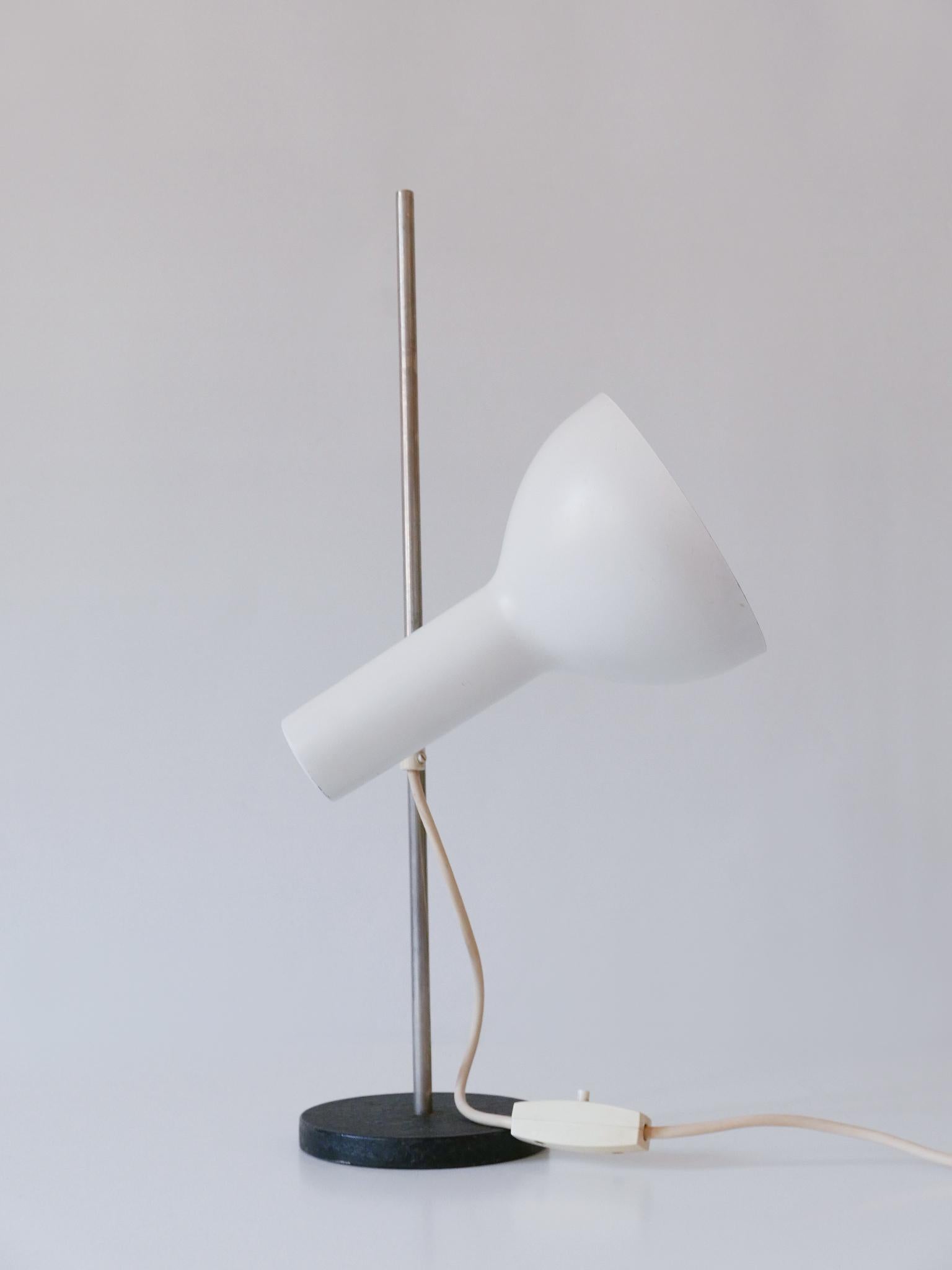 Adjustable Minimalistic Mid-Century Modern Desk Light by Gebrüder Cosack 1960s For Sale 3