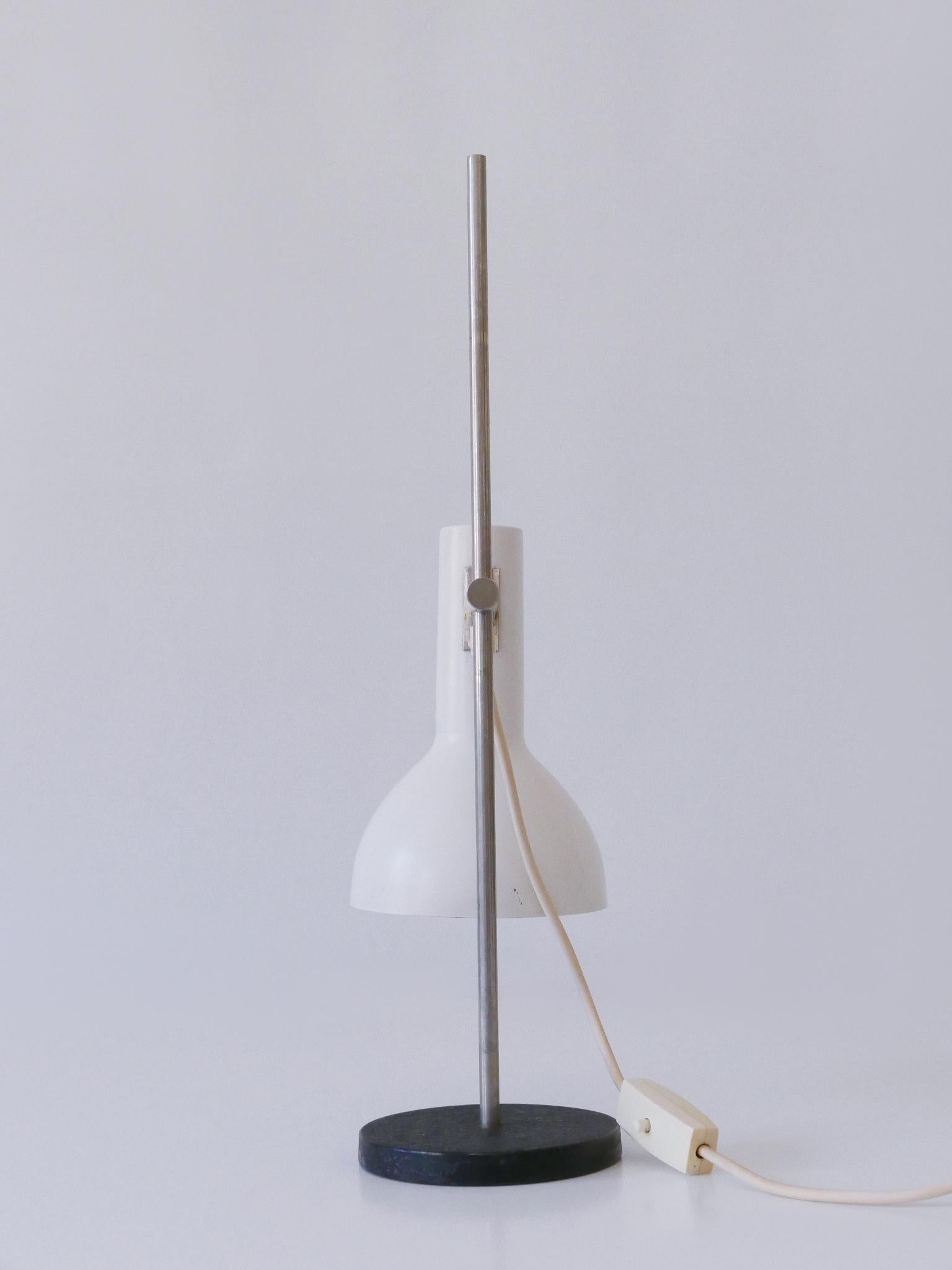 Adjustable Minimalistic Mid-Century Modern Desk Light by Gebrüder Cosack 1960s For Sale 4