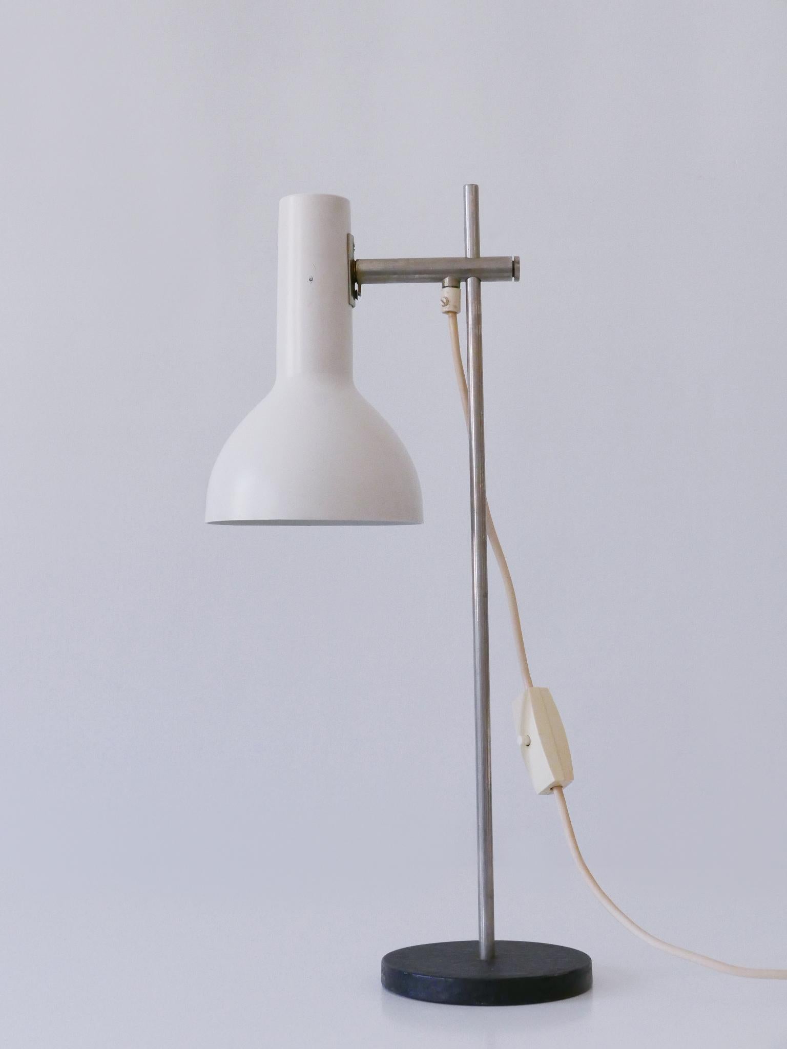 Adjustable Minimalistic Mid-Century Modern Desk Light by Gebrüder Cosack 1960s For Sale 6