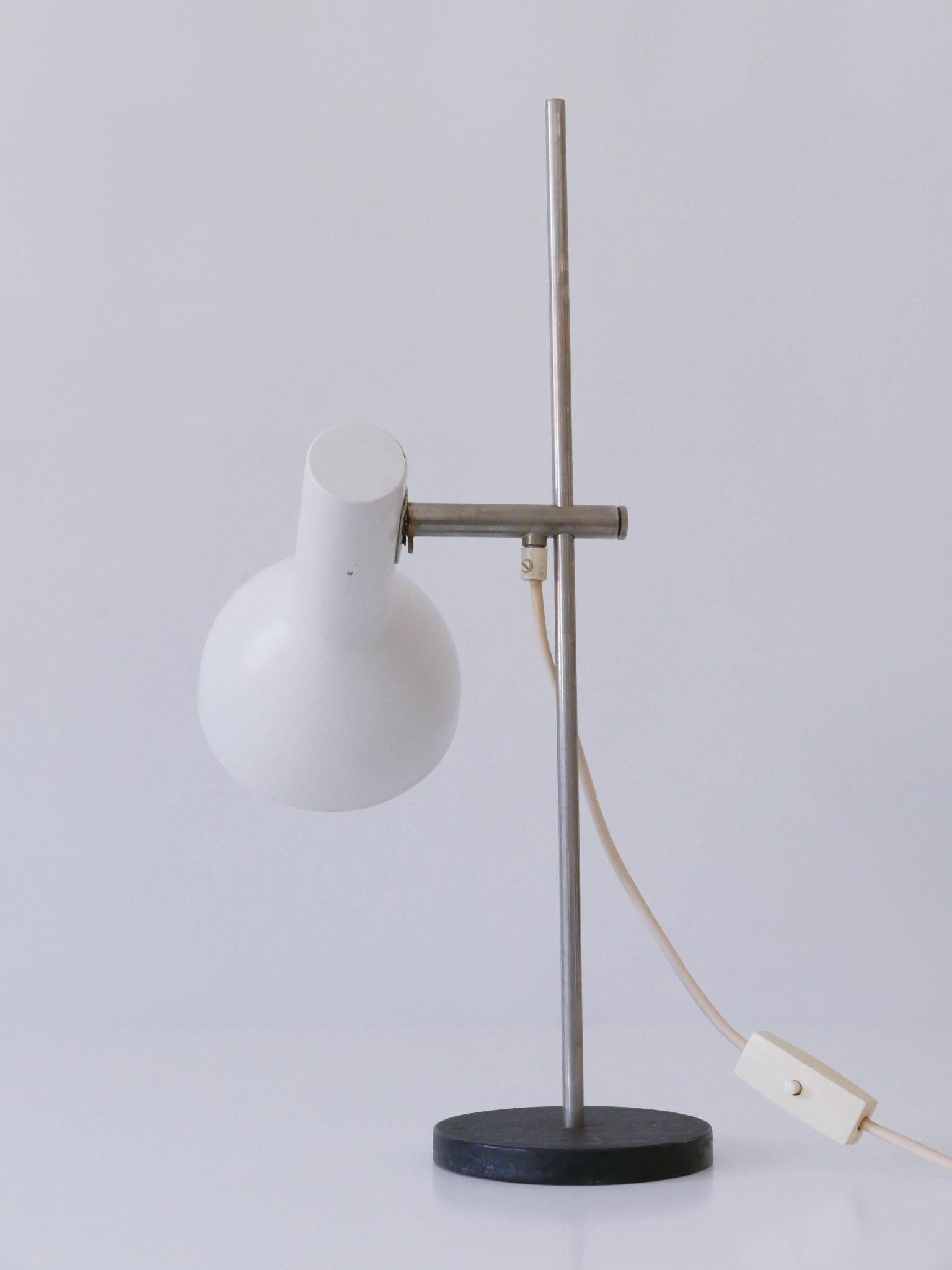 Adjustable Minimalistic Mid-Century Modern Desk Light by Gebrüder Cosack 1960s For Sale 7