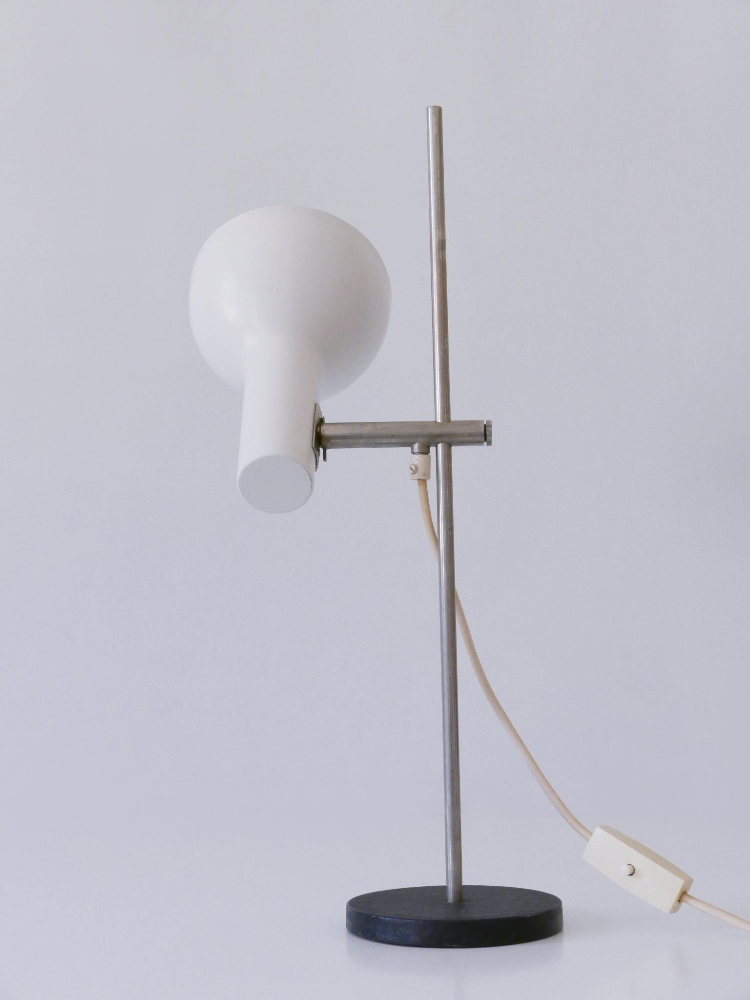 Adjustable Minimalistic Mid-Century Modern Desk Light by Gebrüder Cosack 1960s For Sale 8