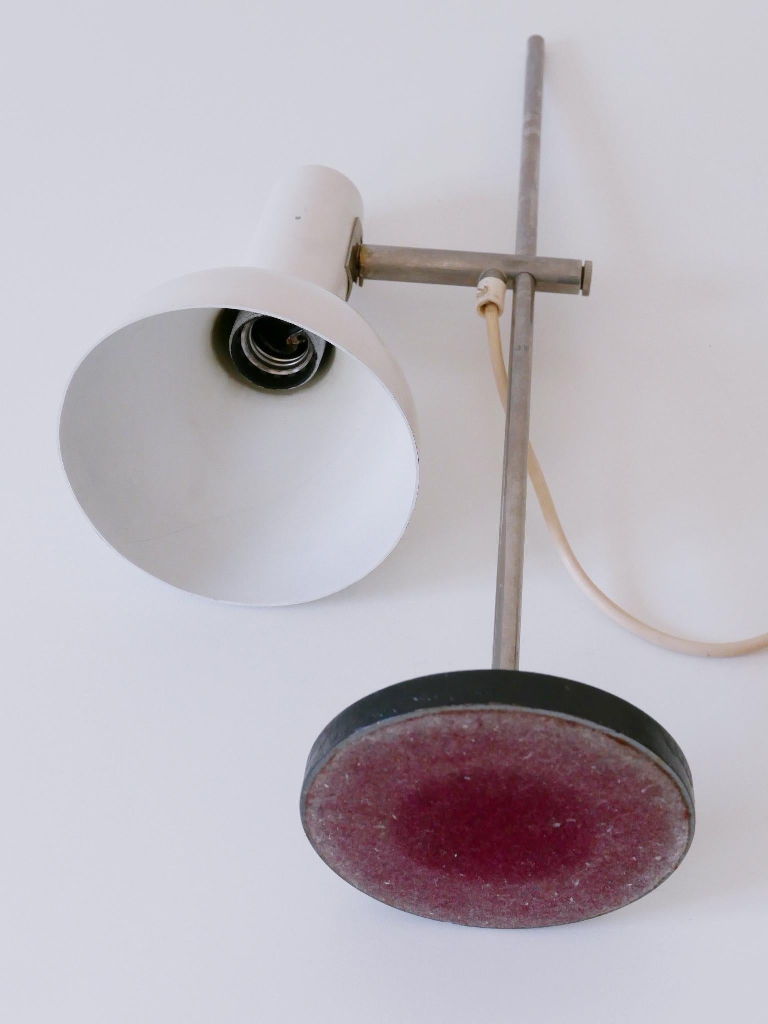 Adjustable Minimalistic Mid-Century Modern Desk Light by Gebrüder Cosack 1960s For Sale 12