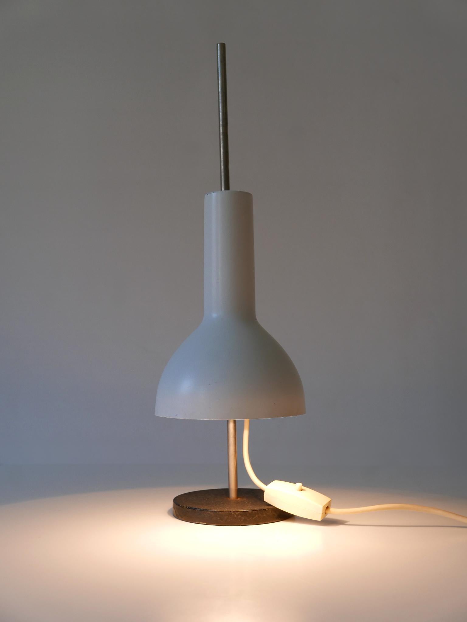 Mid-20th Century Adjustable Minimalistic Mid-Century Modern Desk Light by Gebrüder Cosack 1960s For Sale
