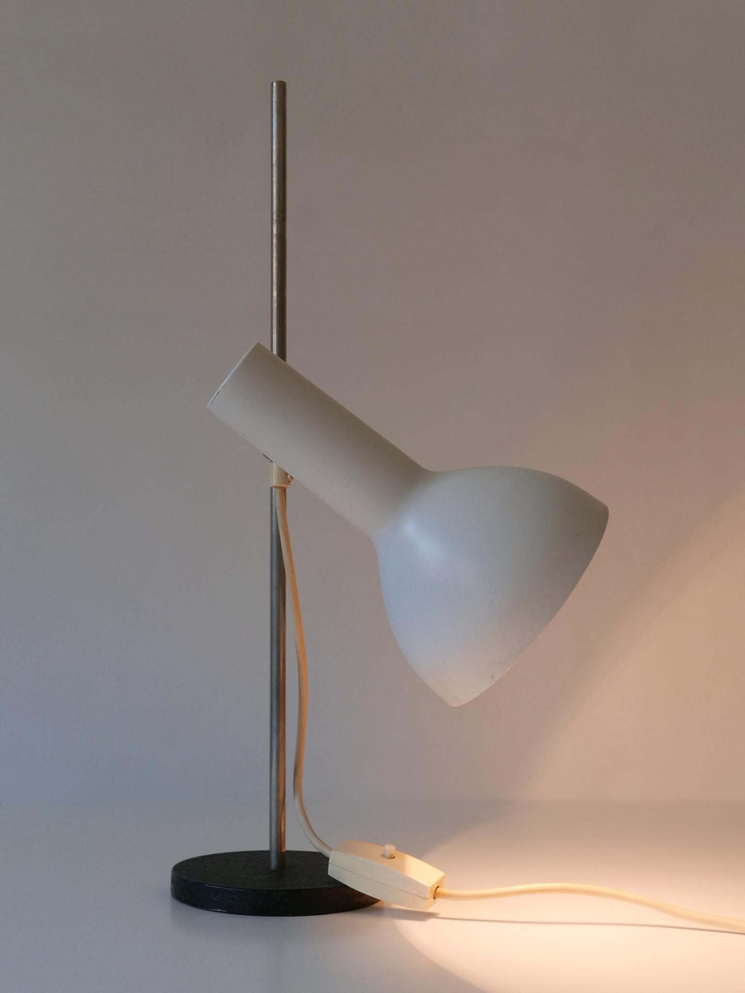 Adjustable Minimalistic Mid-Century Modern Desk Light by Gebrüder Cosack 1960s For Sale 1