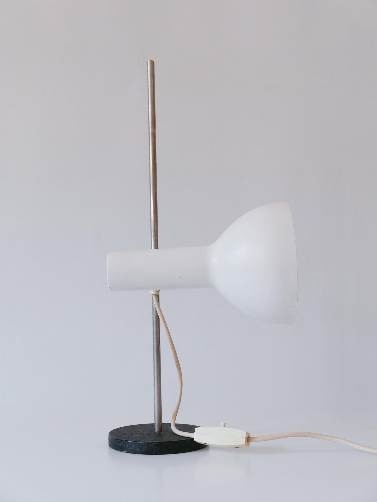 Adjustable Minimalistic Mid-Century Modern Desk Light by Gebrüder Cosack 1960s For Sale 2