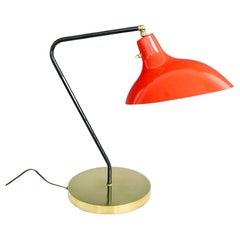 Adjustable modernist desk lamp by Marbro