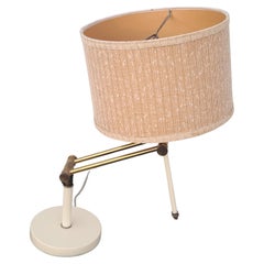 Adjustable neoclassical brass lamp by Hansen Nessen