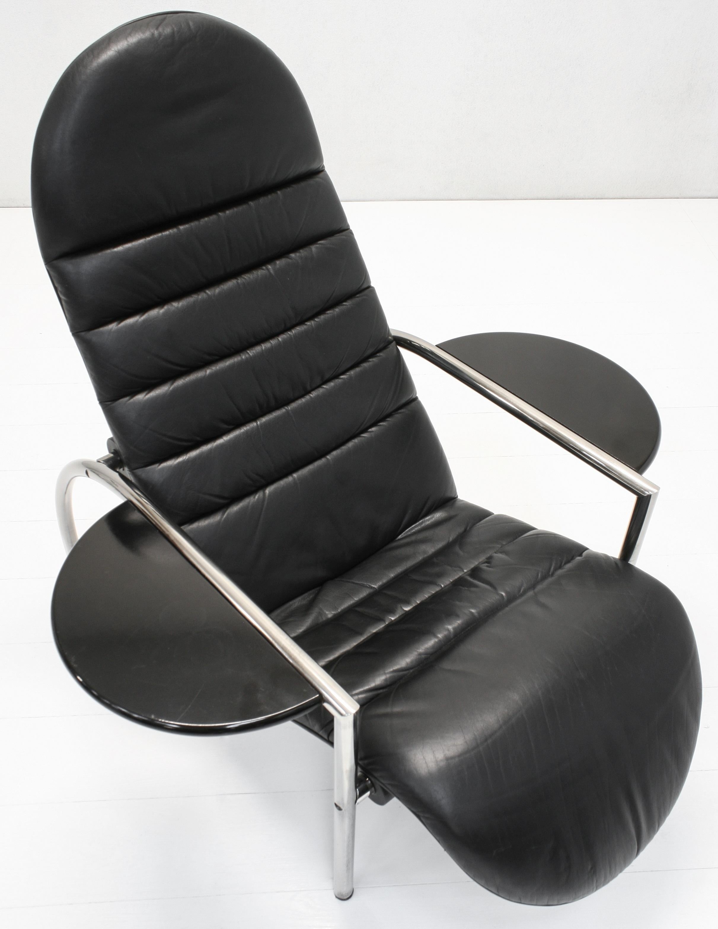 Italian Adjustable Noe Lounge Chair by Ammannati and Vitelli for Moroso, 1980s