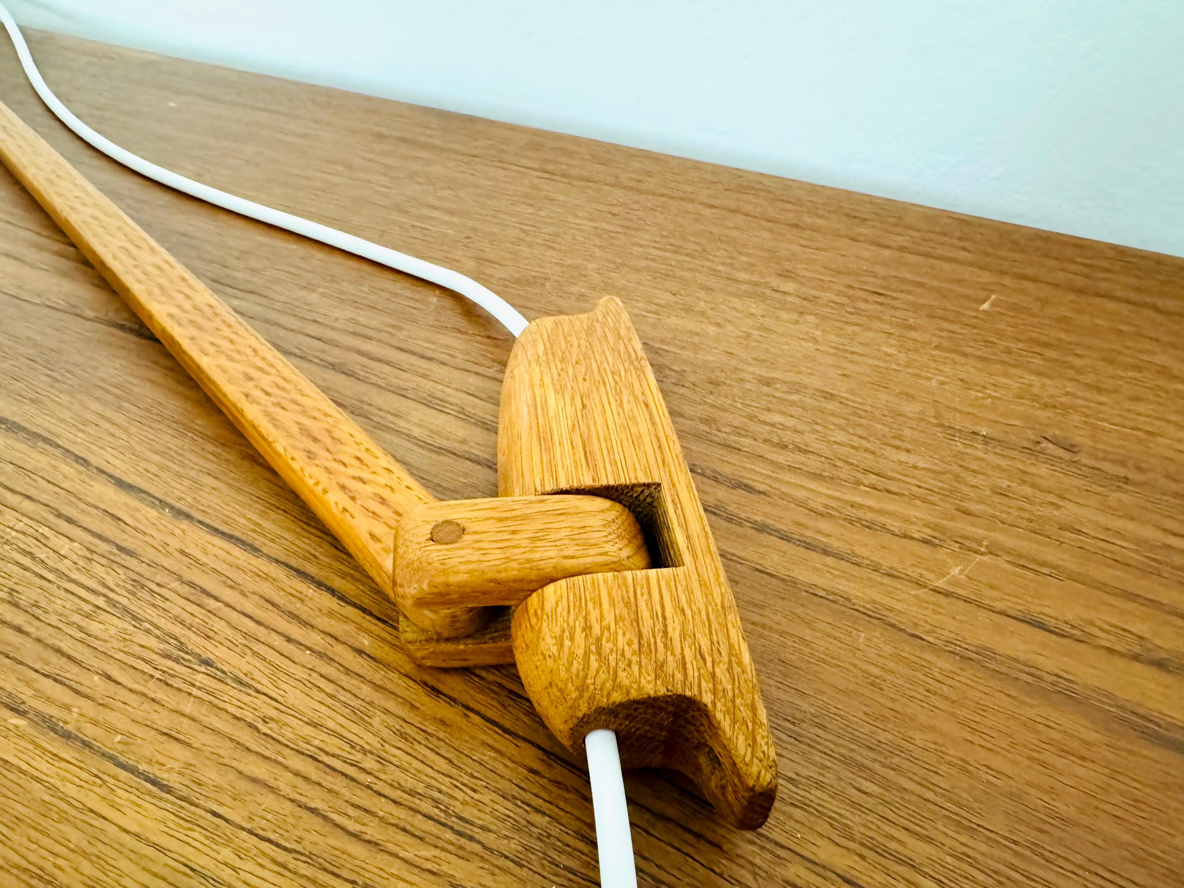 Lampada da parete regolabile in Oak di Uno & Östen Kristiansson in vendita 5