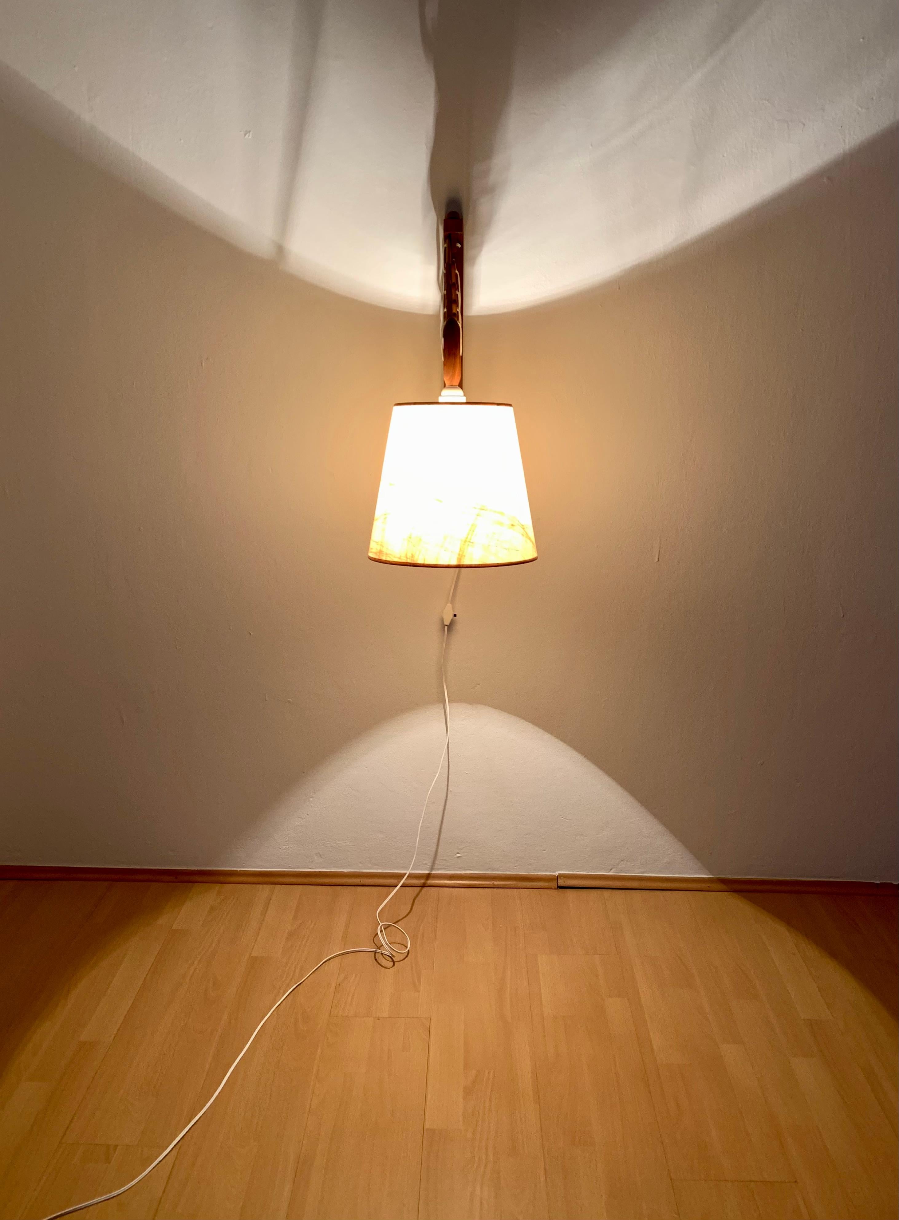 Adjustable Oak Wall Lamp from Le Klint  For Sale 3