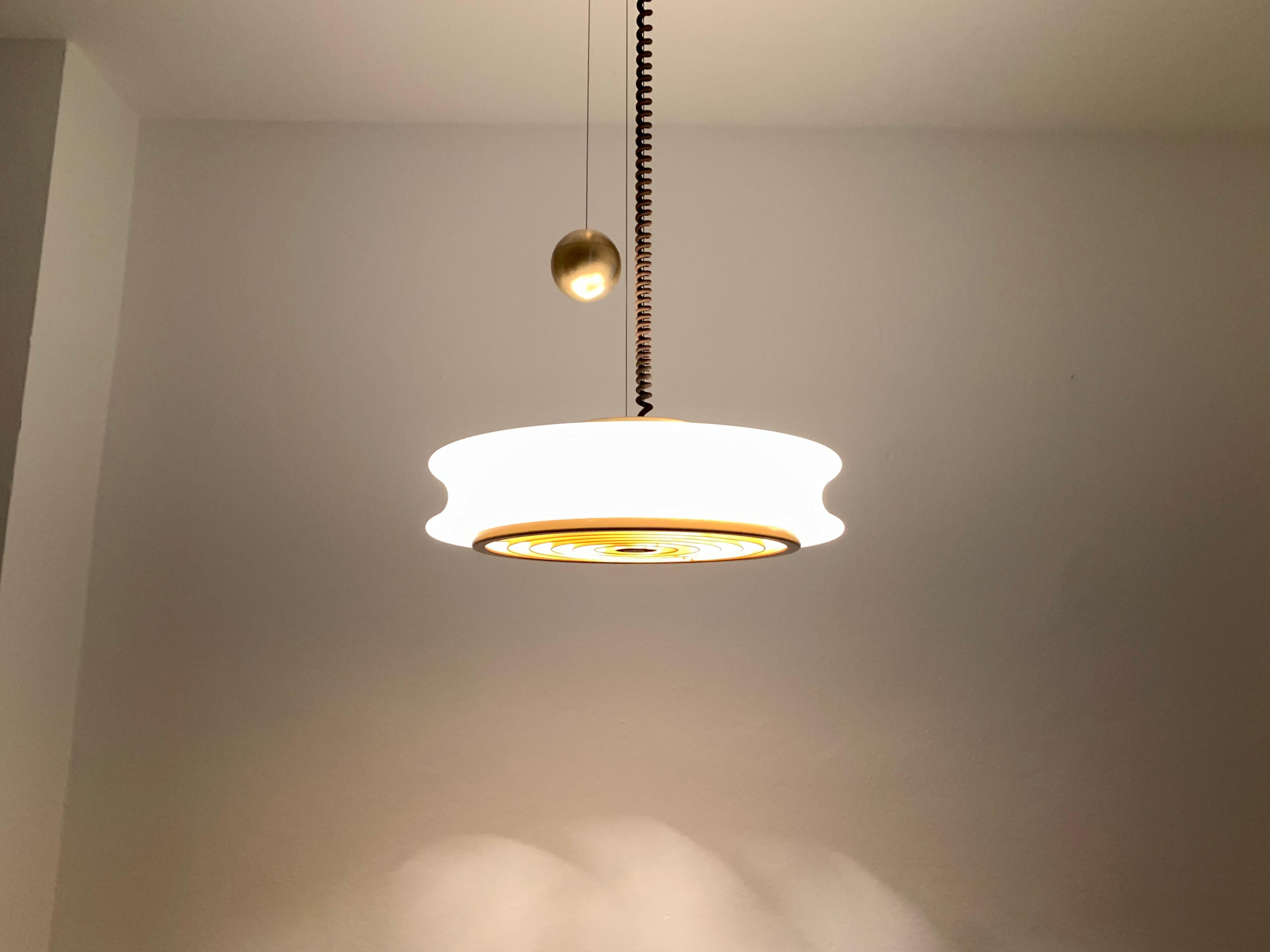 Adjustable Orion Glass Pendant Lamp from Staff For Sale 5