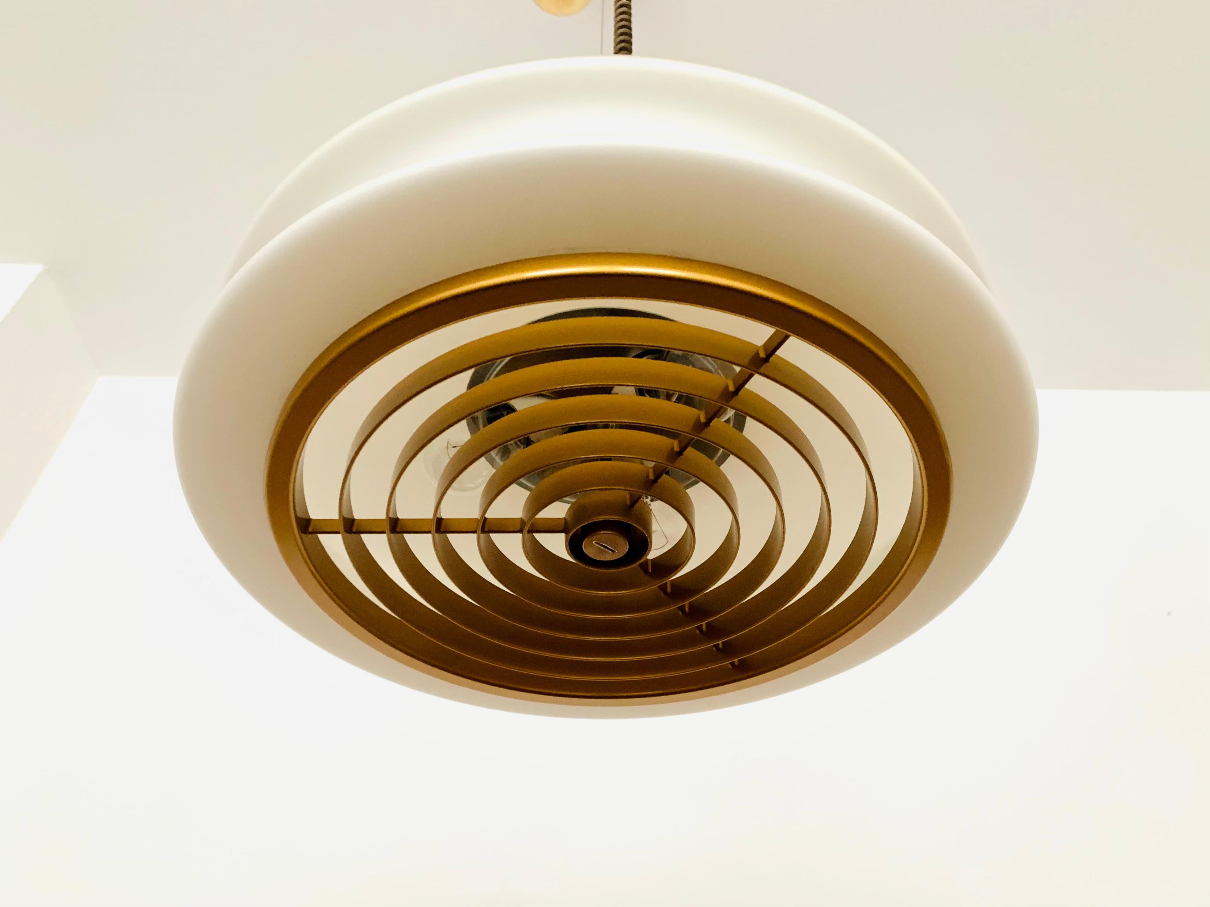 Metal Adjustable Orion Glass Pendant Lamp from Staff For Sale