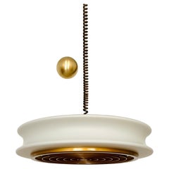Adjustable Orion Glass Pendant Lamp from Staff