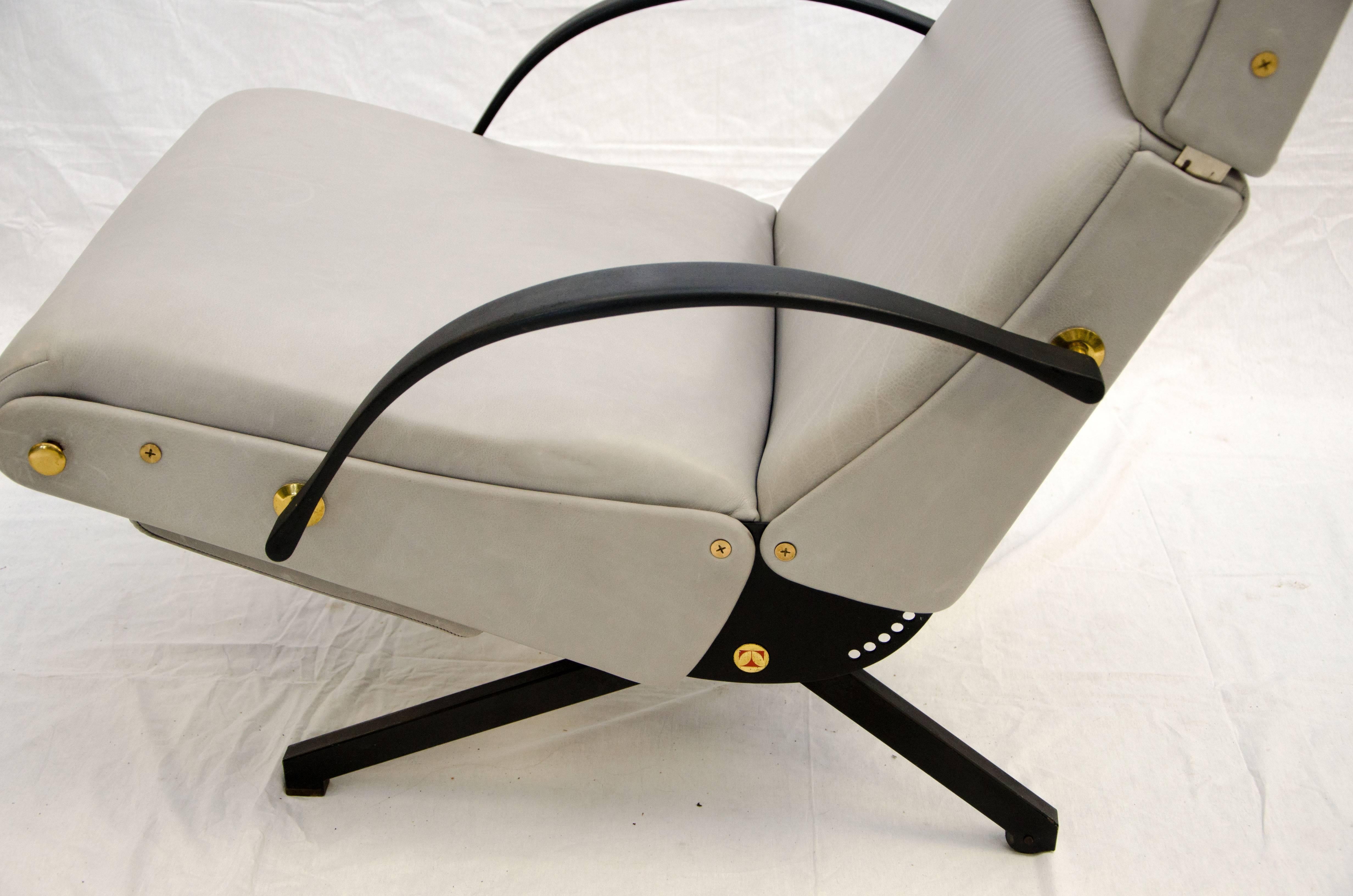 Adjustable P40 Lounge Chair by Osvaldo Borsani for Tecno For Sale 4