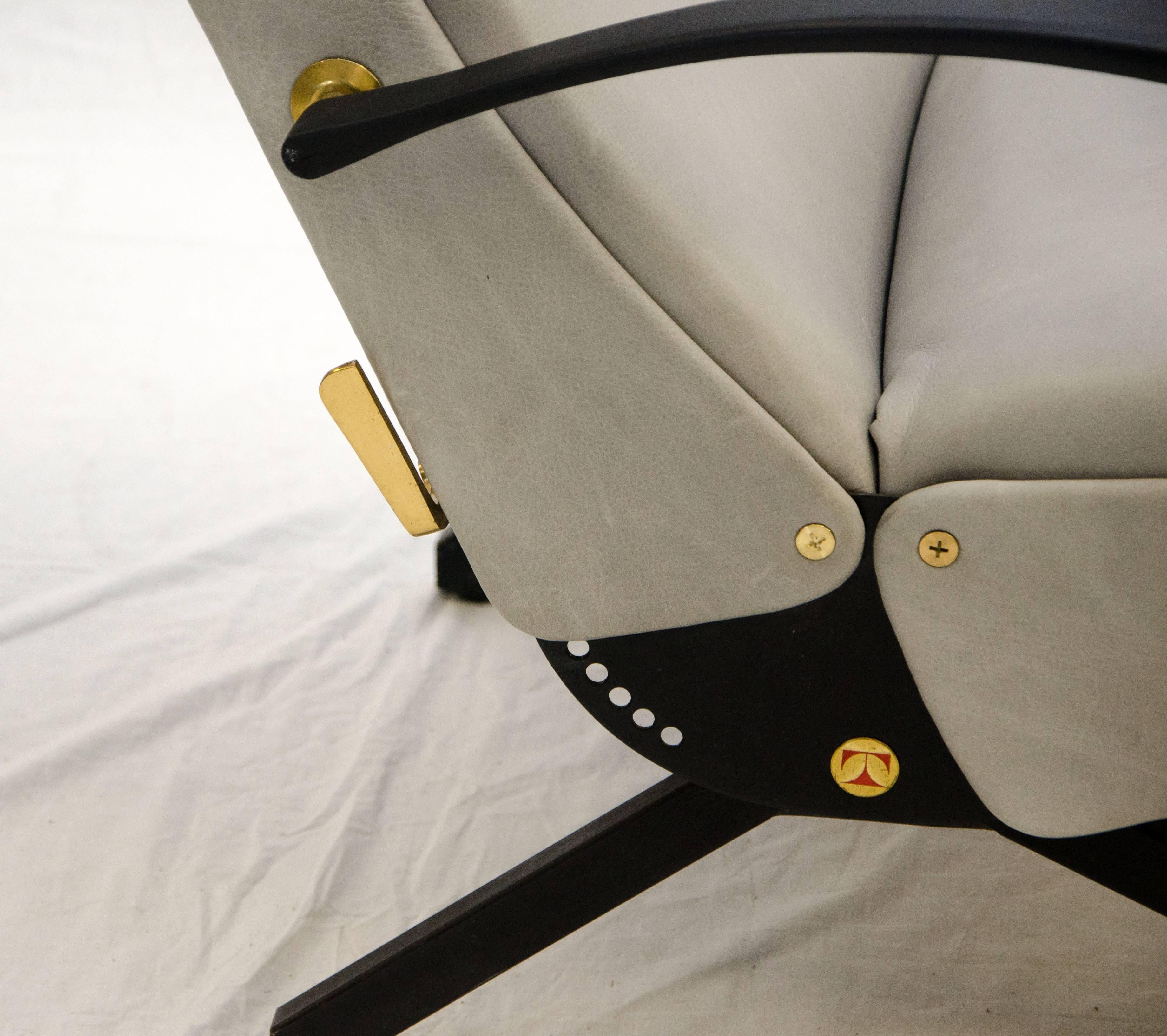 Adjustable P40 Lounge Chair by Osvaldo Borsani for Tecno For Sale 5