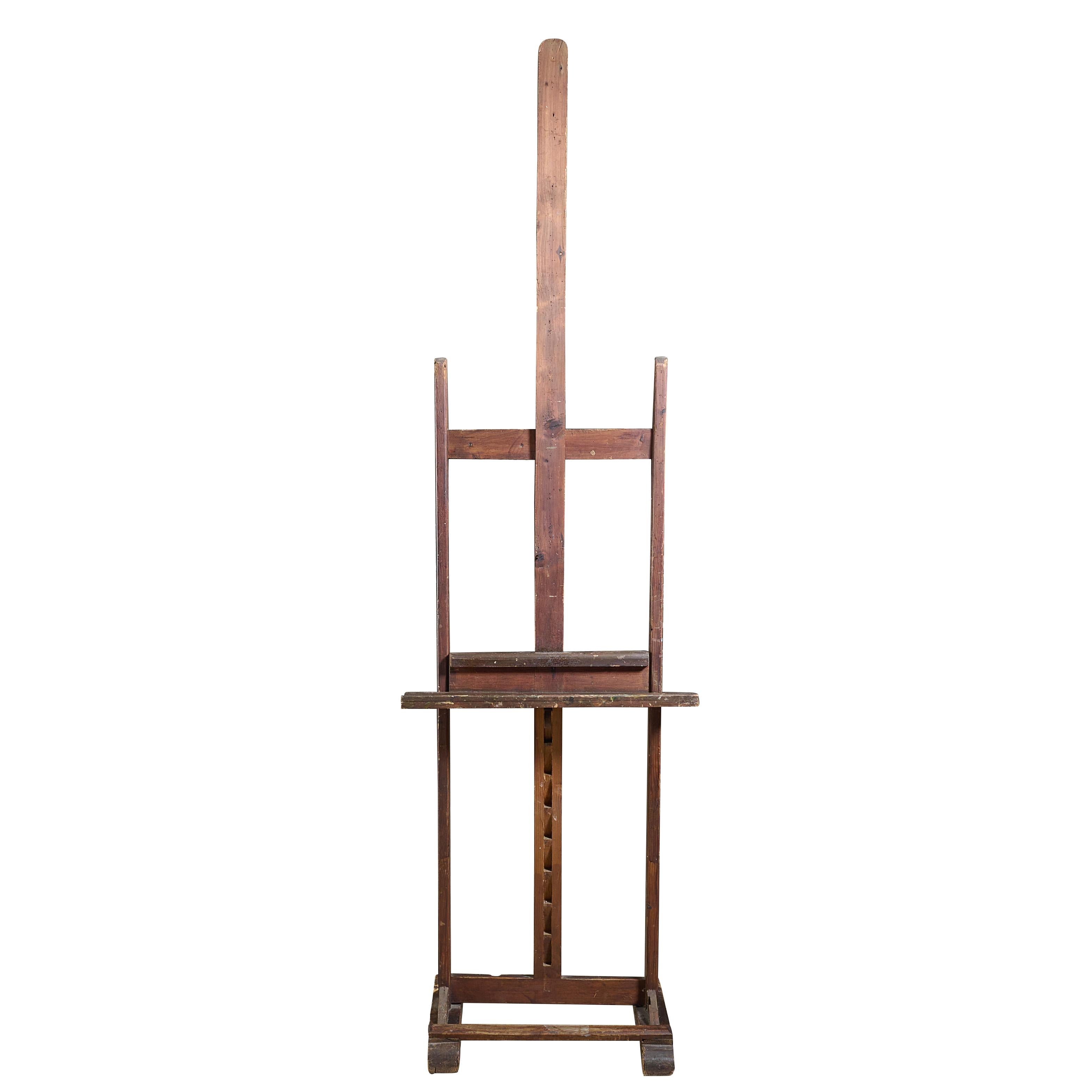 Italian Adjustable Painter's Easel For Sale