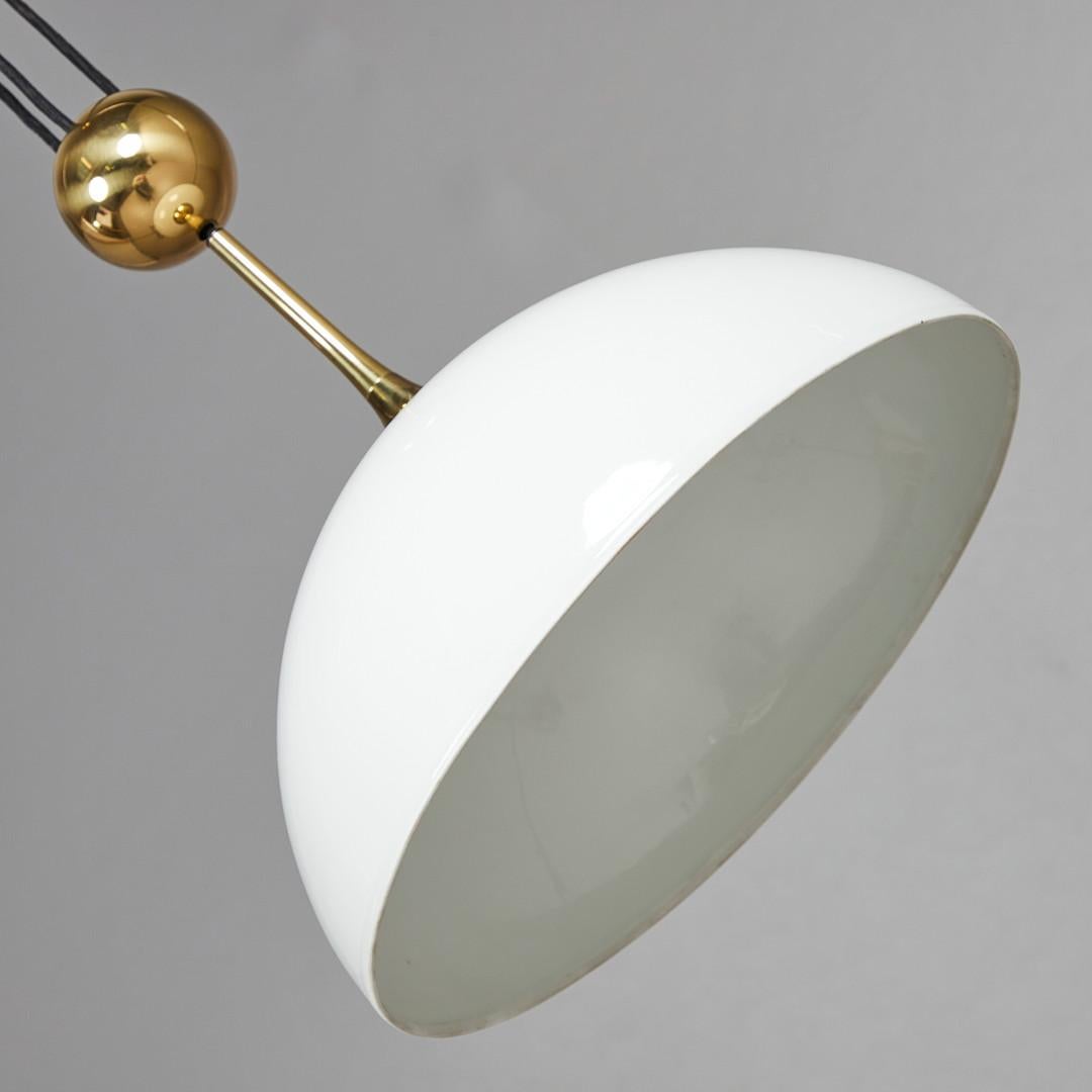 Mid-Century Modern Adjustable Pendant Lamp by Florian Schulz from the 1970s For Sale