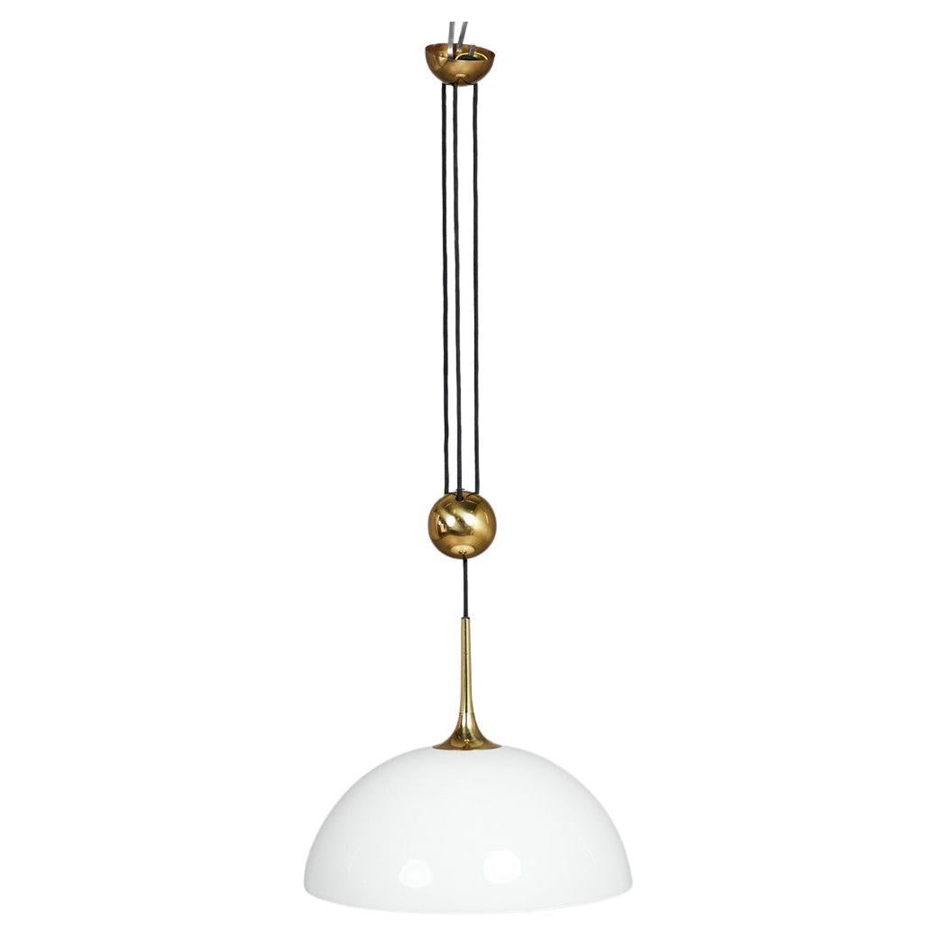 Adjustable Pendant Lamp by Florian Schulz from the 1970s For Sale