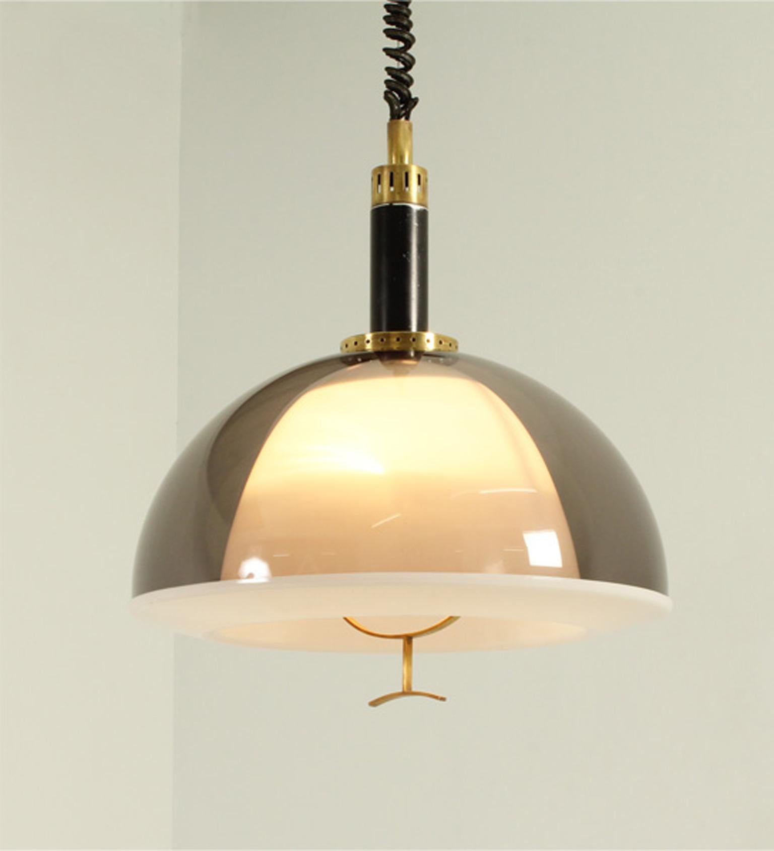 Adjustable Pendant Lamp by Stilux, Italy, 1960's 3