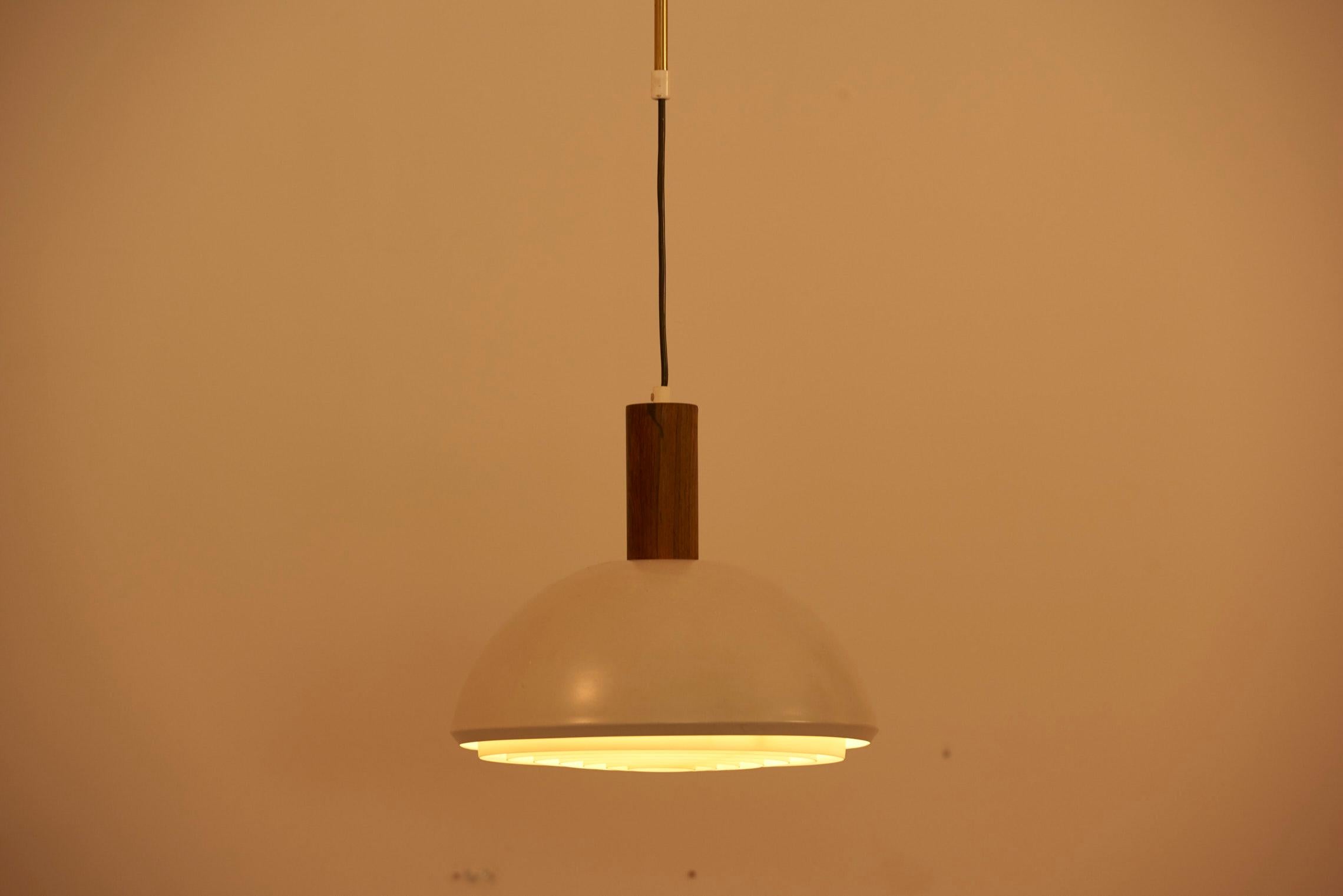 Adjustable Pendant Lamp by Svend Aage Holm Sørensen, Denmark, 1960s In Good Condition For Sale In Berlin, DE