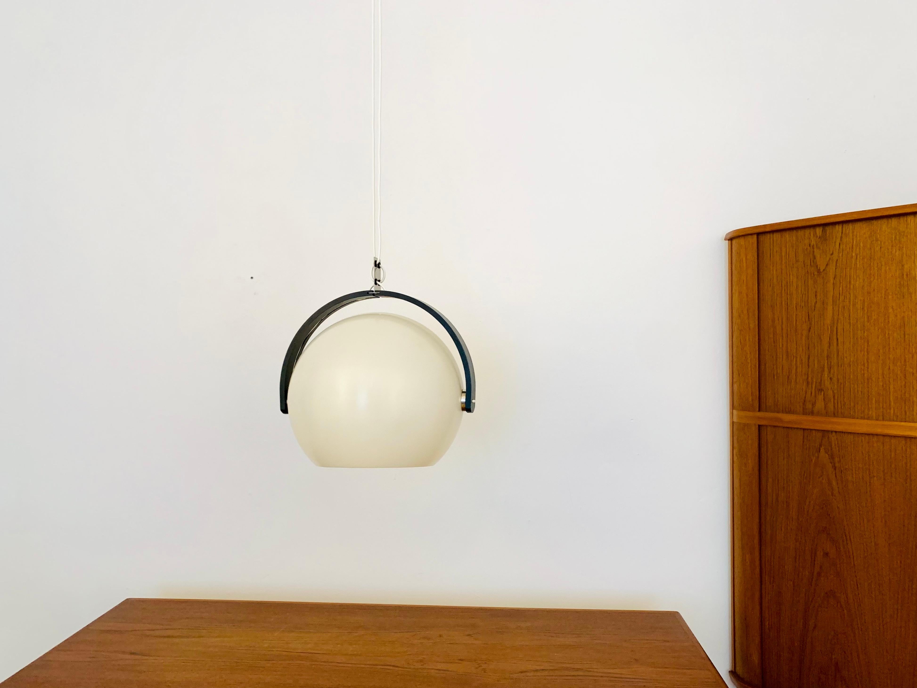 German Adjustable Pendant Lamp by Temde For Sale