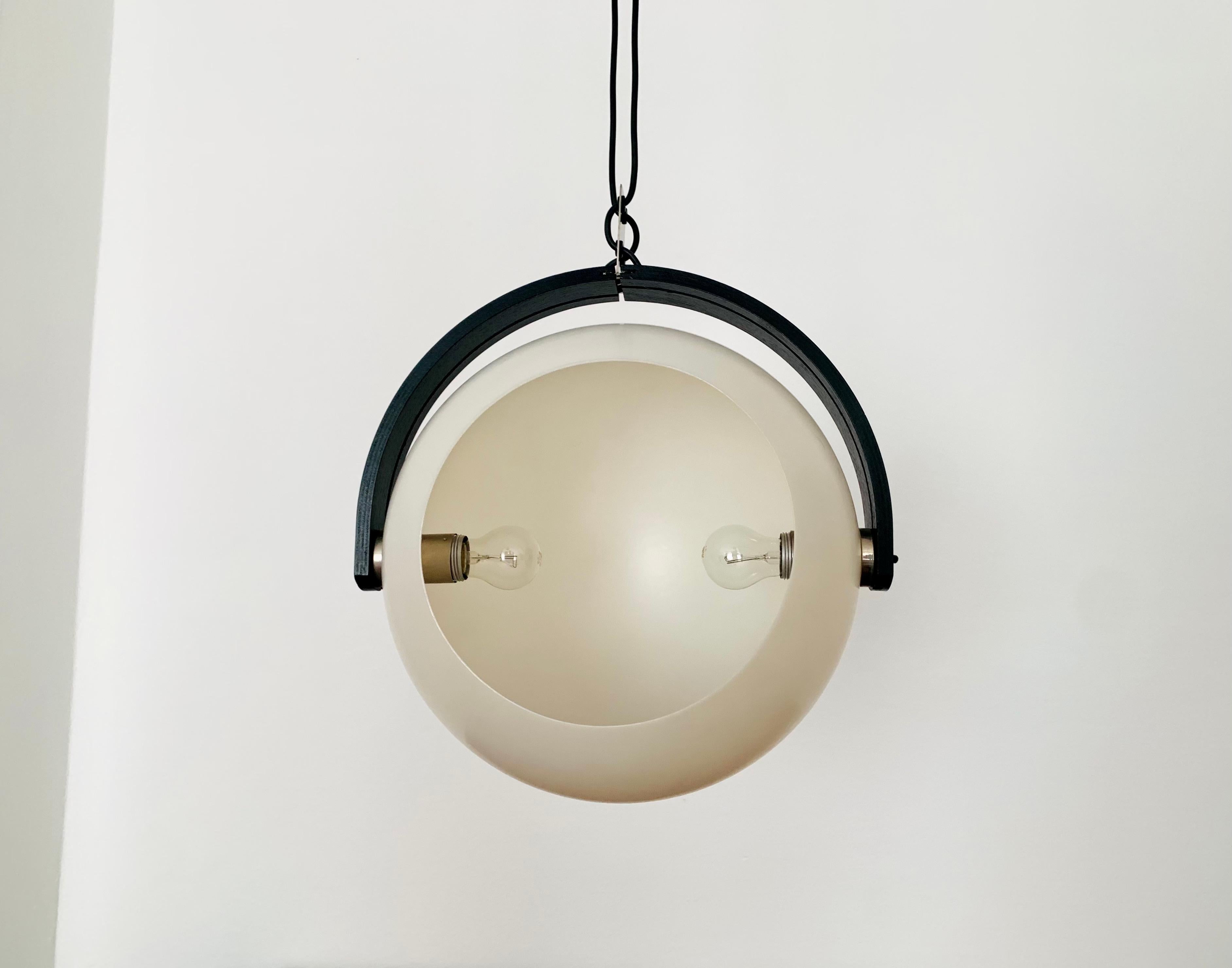 Plastic Adjustable Pendant Lamp by Temde