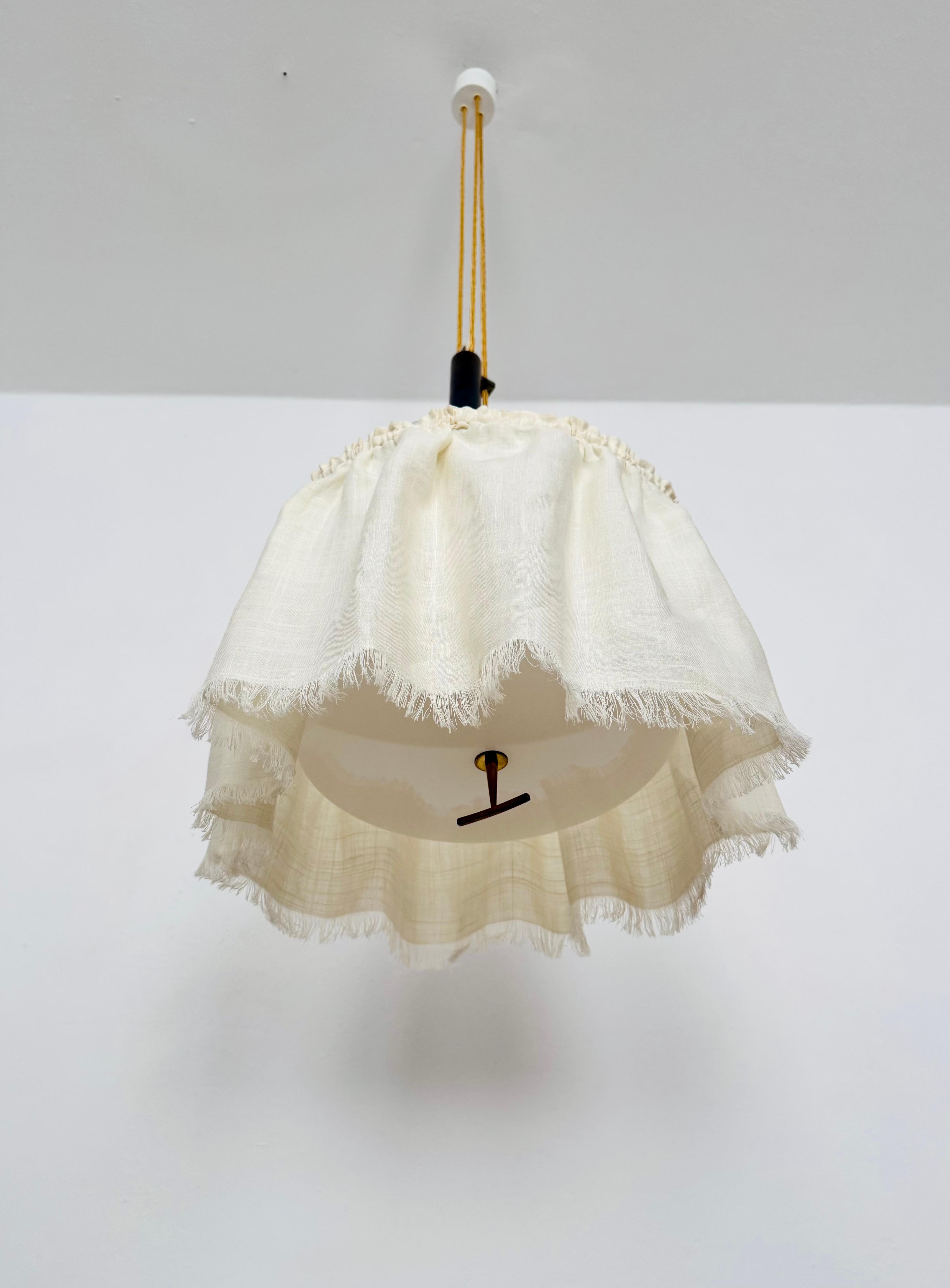 Milieu du XXe siècle Lampe suspendue réglable avec contrepoids d'Adolf Loos pour Kalmar en vente