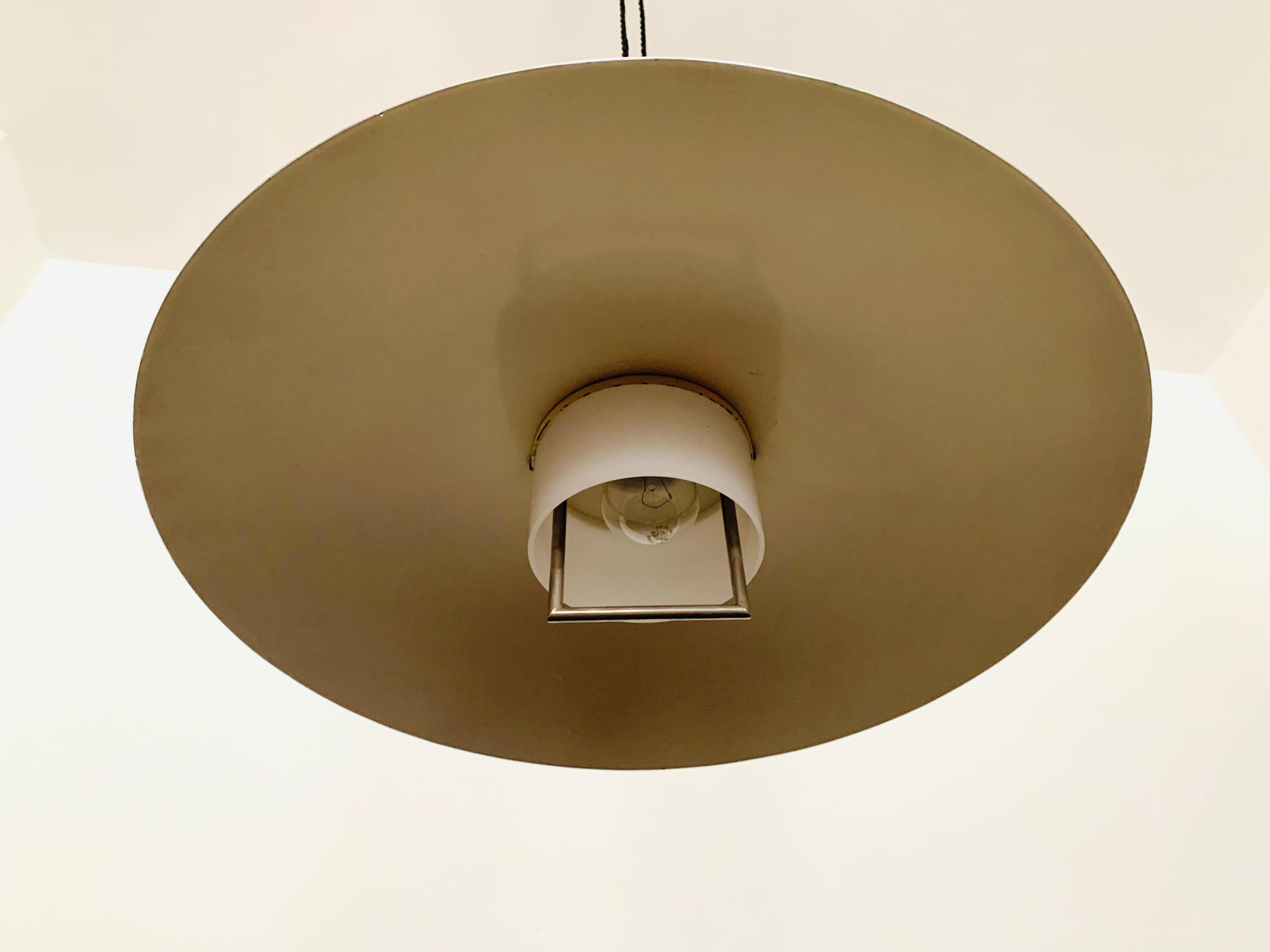 Metal Adjustable Pendant Lamp with Counterweight For Sale