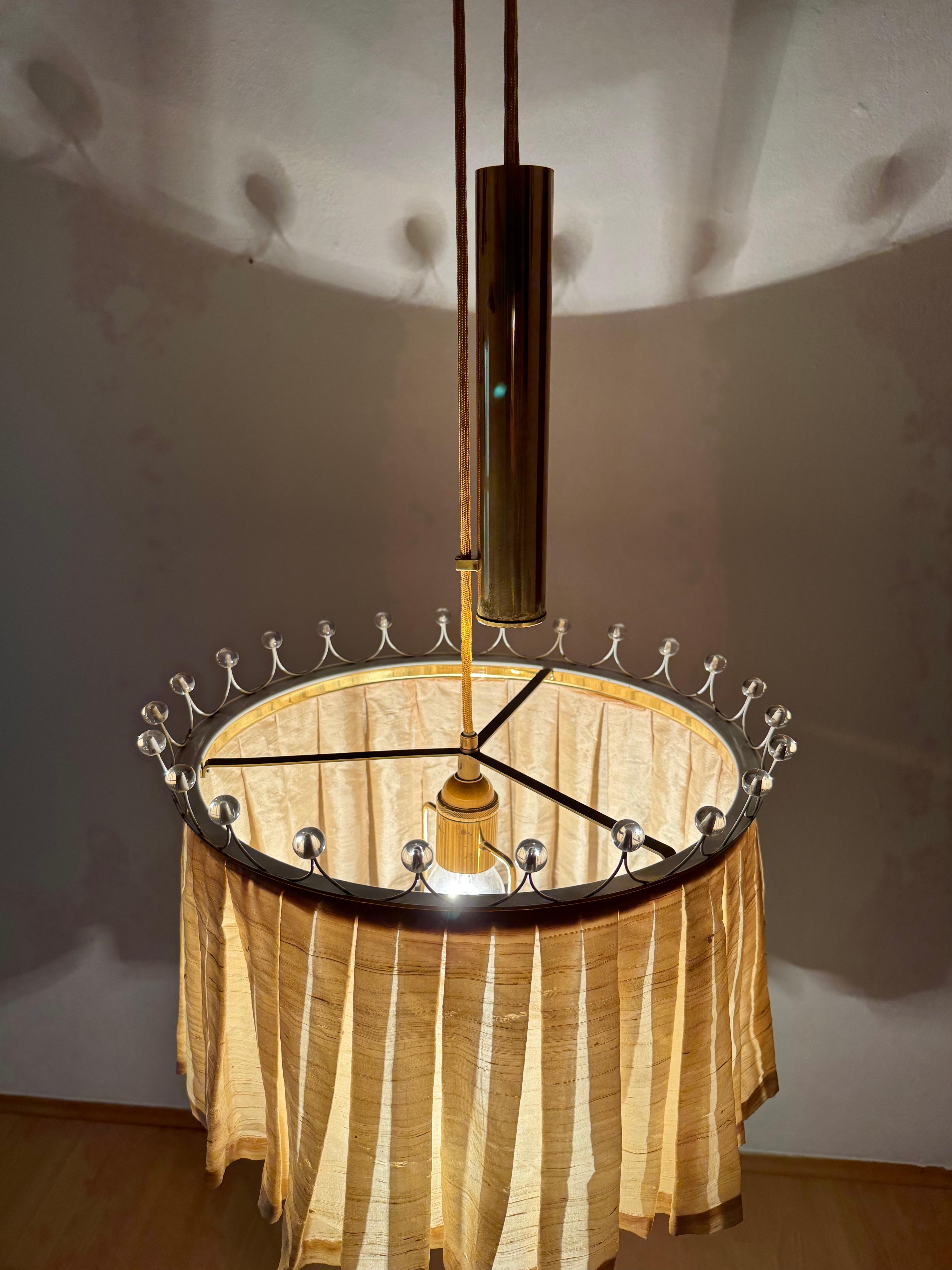 Adjustable Pendant with Counterweight by Vereinigte Werkstätten München For Sale 6