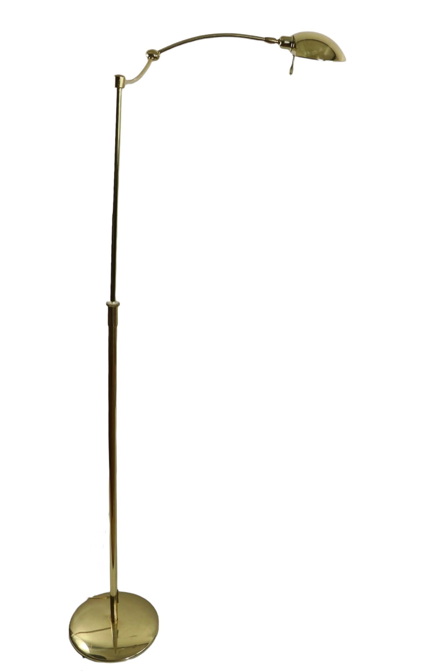 Adjustable Post Modern Brass Floor Lamp Made in Germany by Holtkotter Leuchten 7