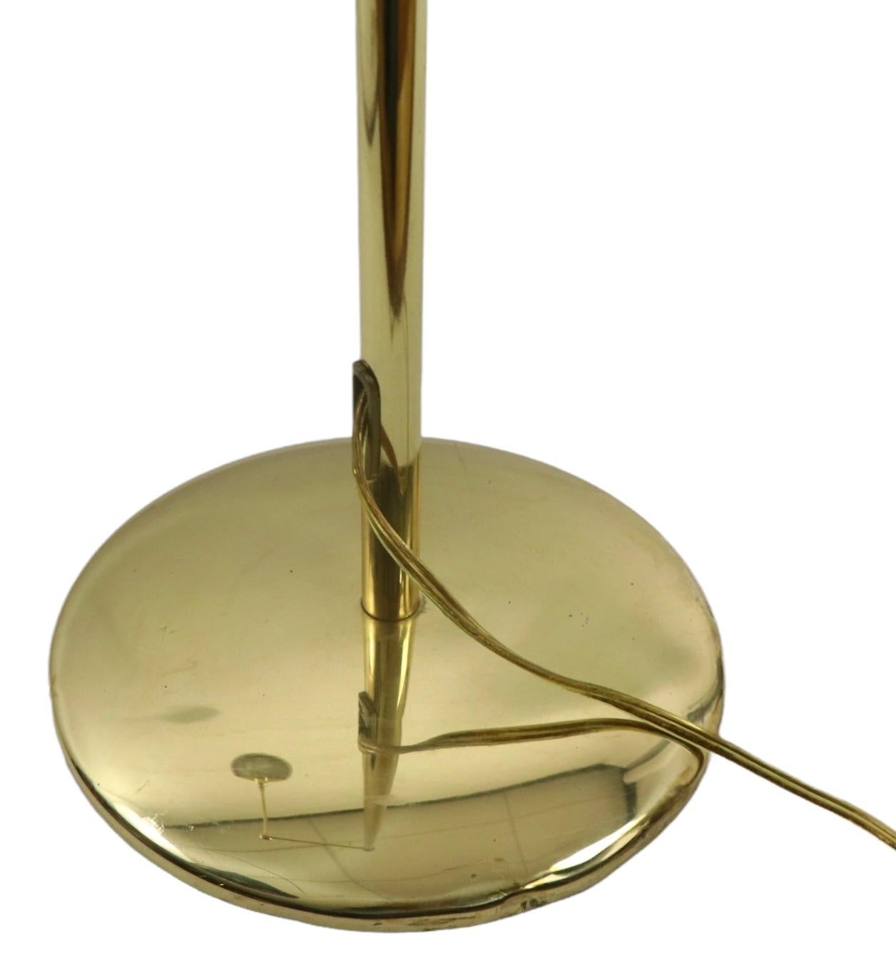 Adjustable Post Modern Brass Floor Lamp Made in Germany by Holtkotter Leuchten 2