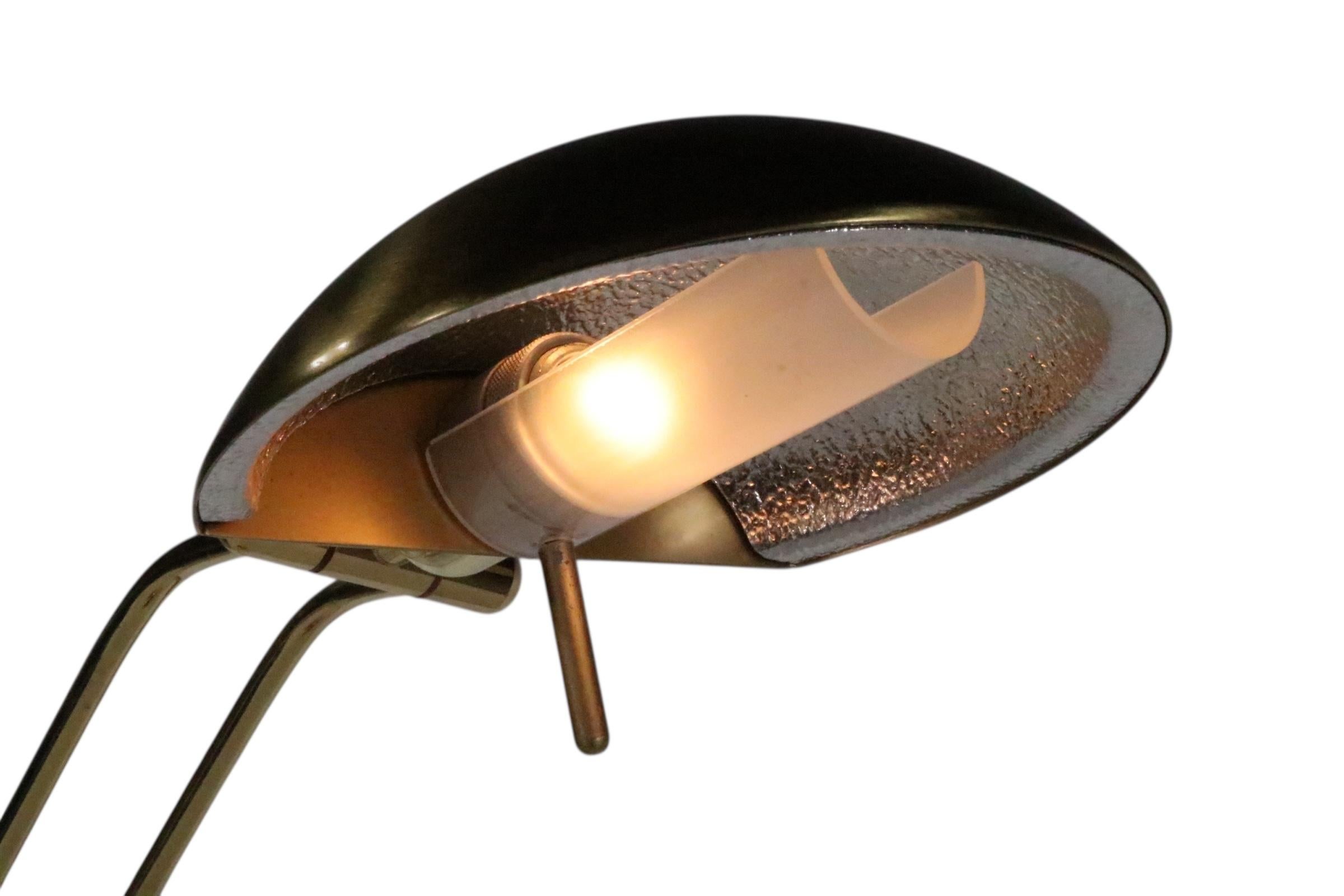 Adjustable Post Modern Halogen Desk Lamp by Holtkotter Made in Germany c. 1980's im Angebot 6