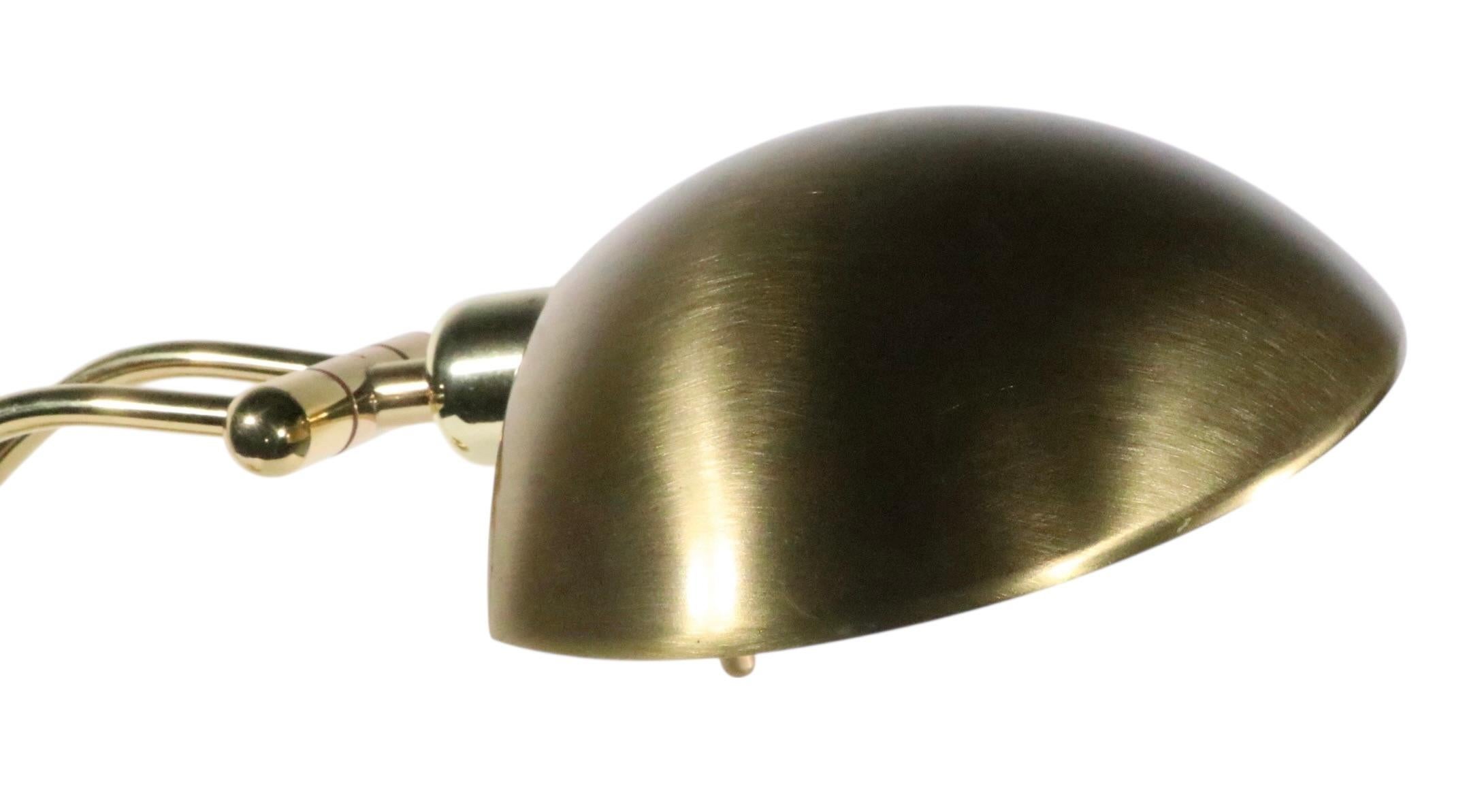 Adjustable Post Modern Halogen Desk Lamp by Holtkotter Made in Germany c. 1980's im Angebot 9