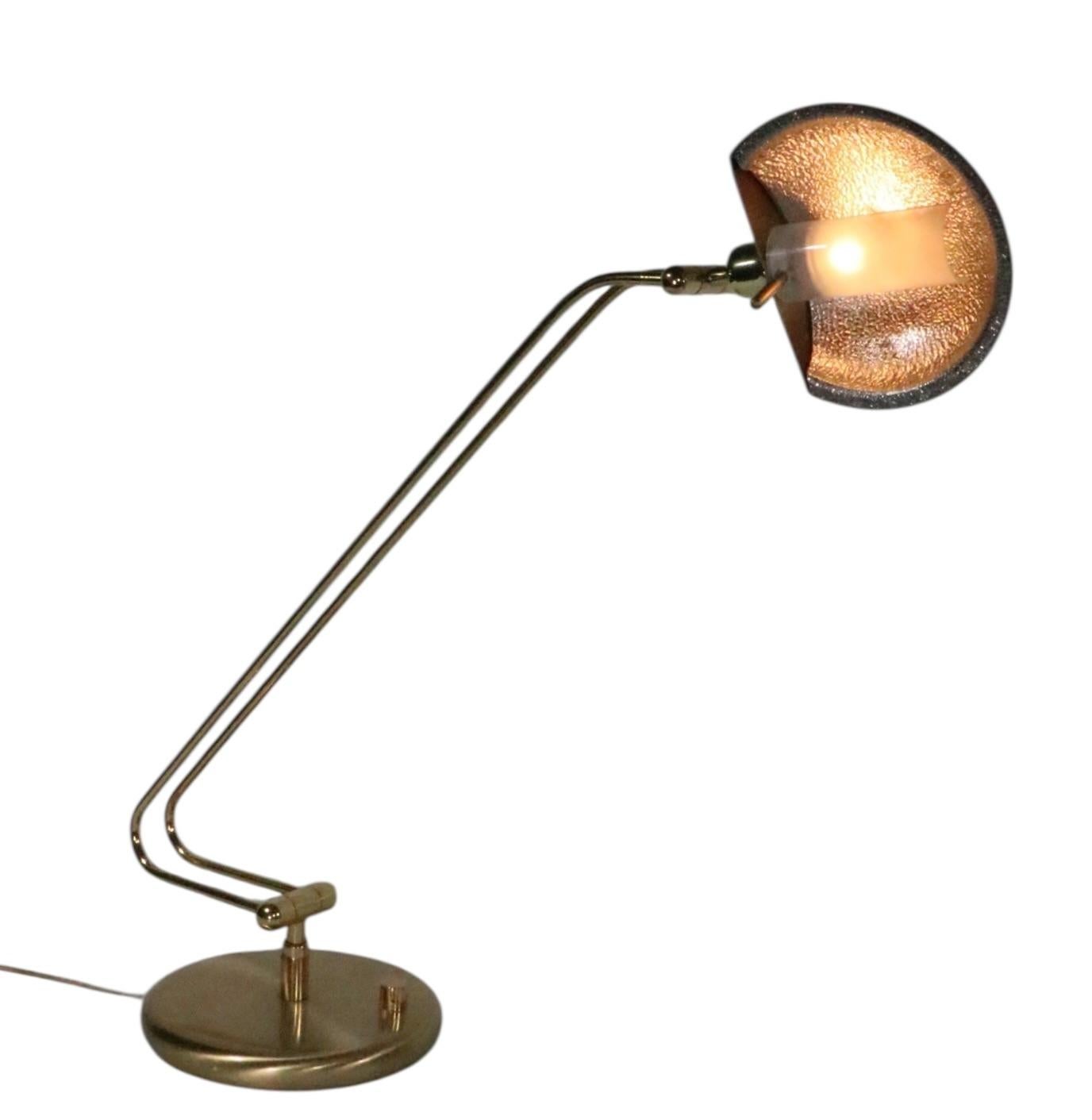 Adjustable Post Modern Halogen Desk Lamp by Holtkotter Made in Germany c. 1980's im Angebot 1