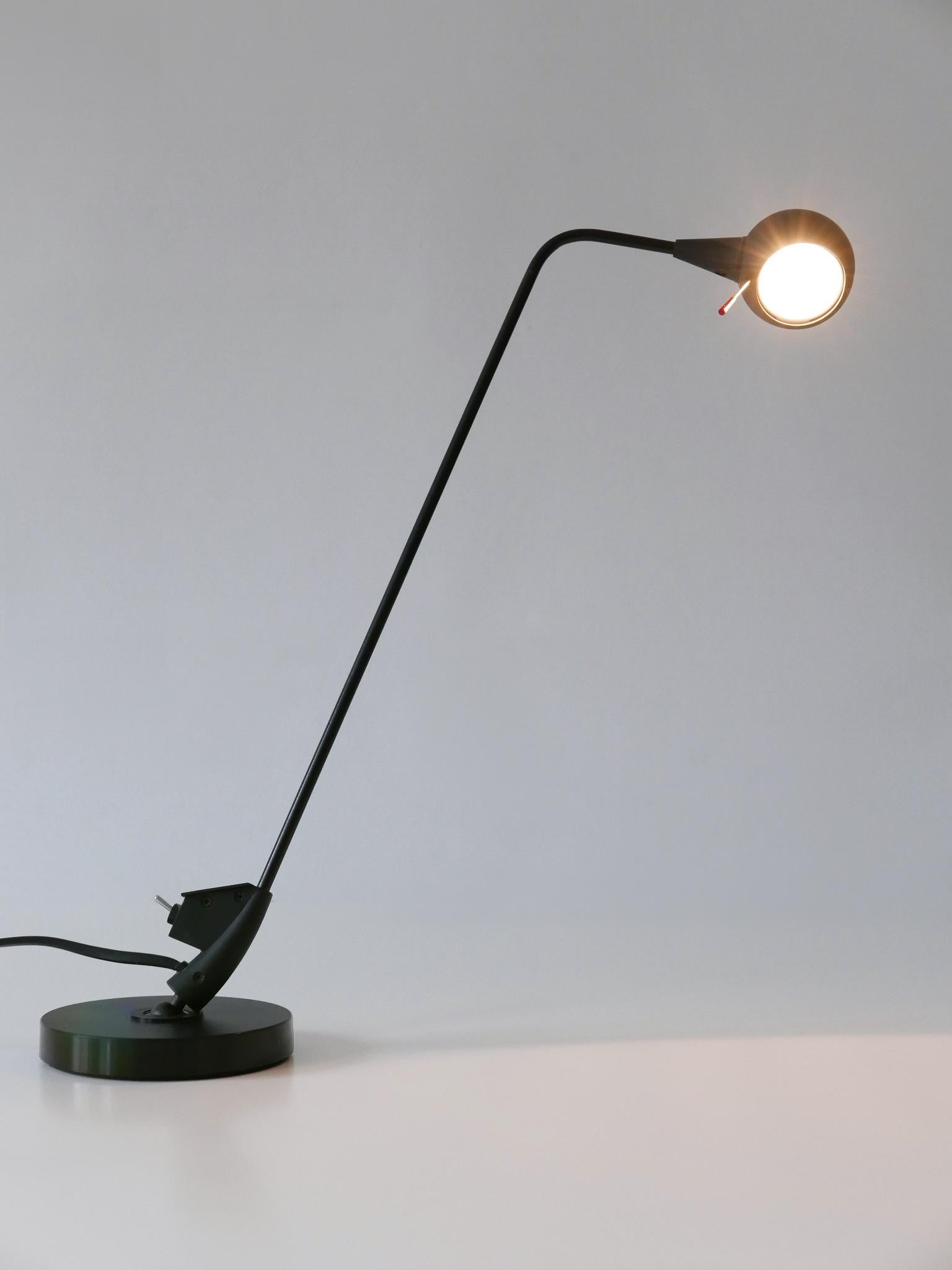 Late 20th Century Adjustable Postmodern Table Lamp Fire Fly by Emanuele Ricci for Artemide 1989 For Sale