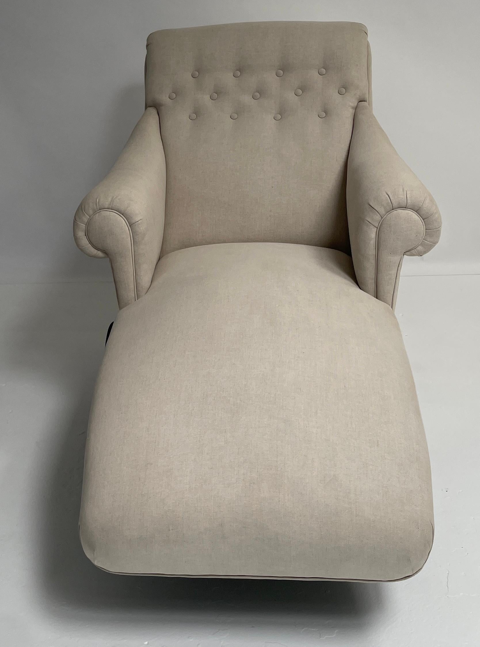 Adjustable Reclining Napoleon III Chair For Sale 3