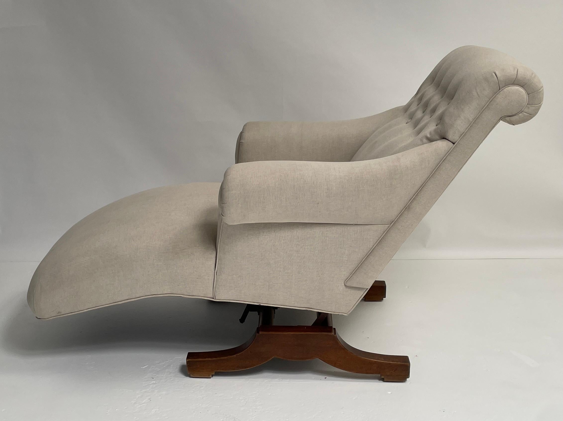 Adjustable Reclining Napoleon III Chair For Sale 1
