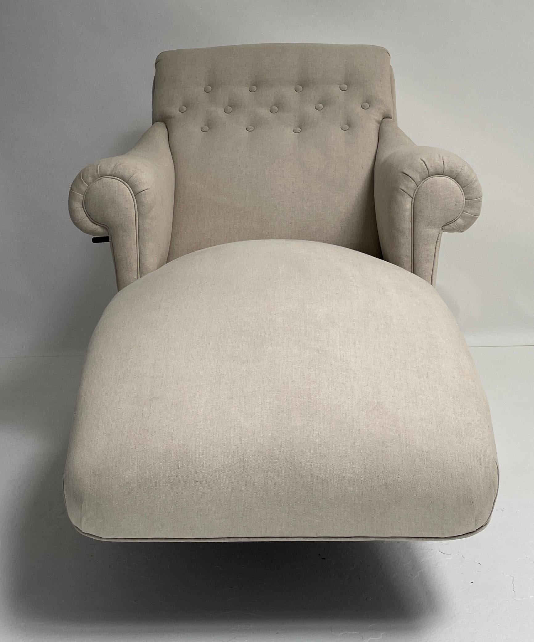 Adjustable Reclining Napoleon III Chair For Sale 2