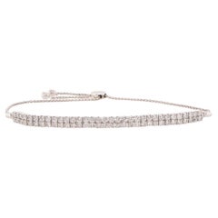 Adjustable Slider Diamond Bracelet