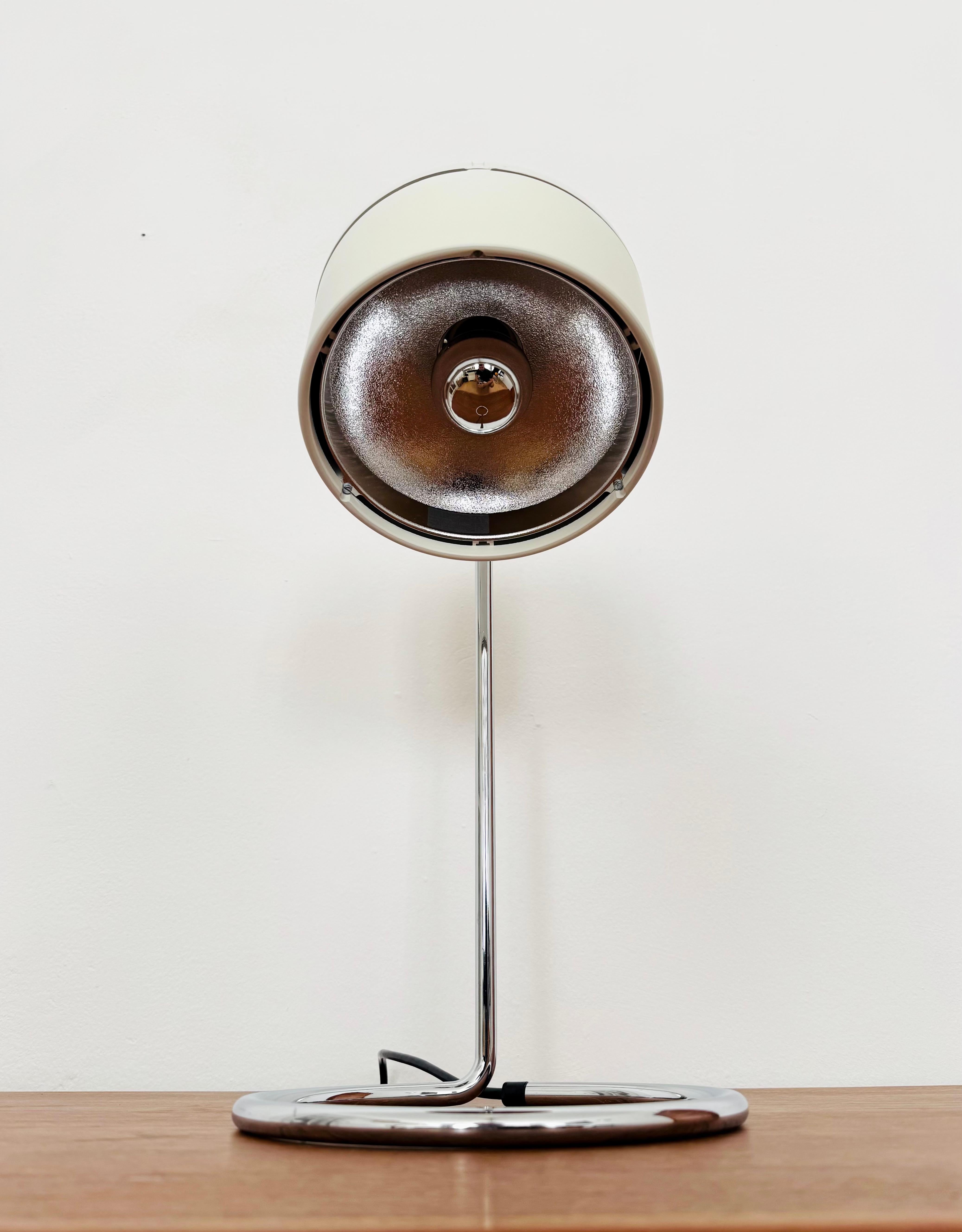 Metal Adjustable Space Age Spot Table Lamp by Staff For Sale