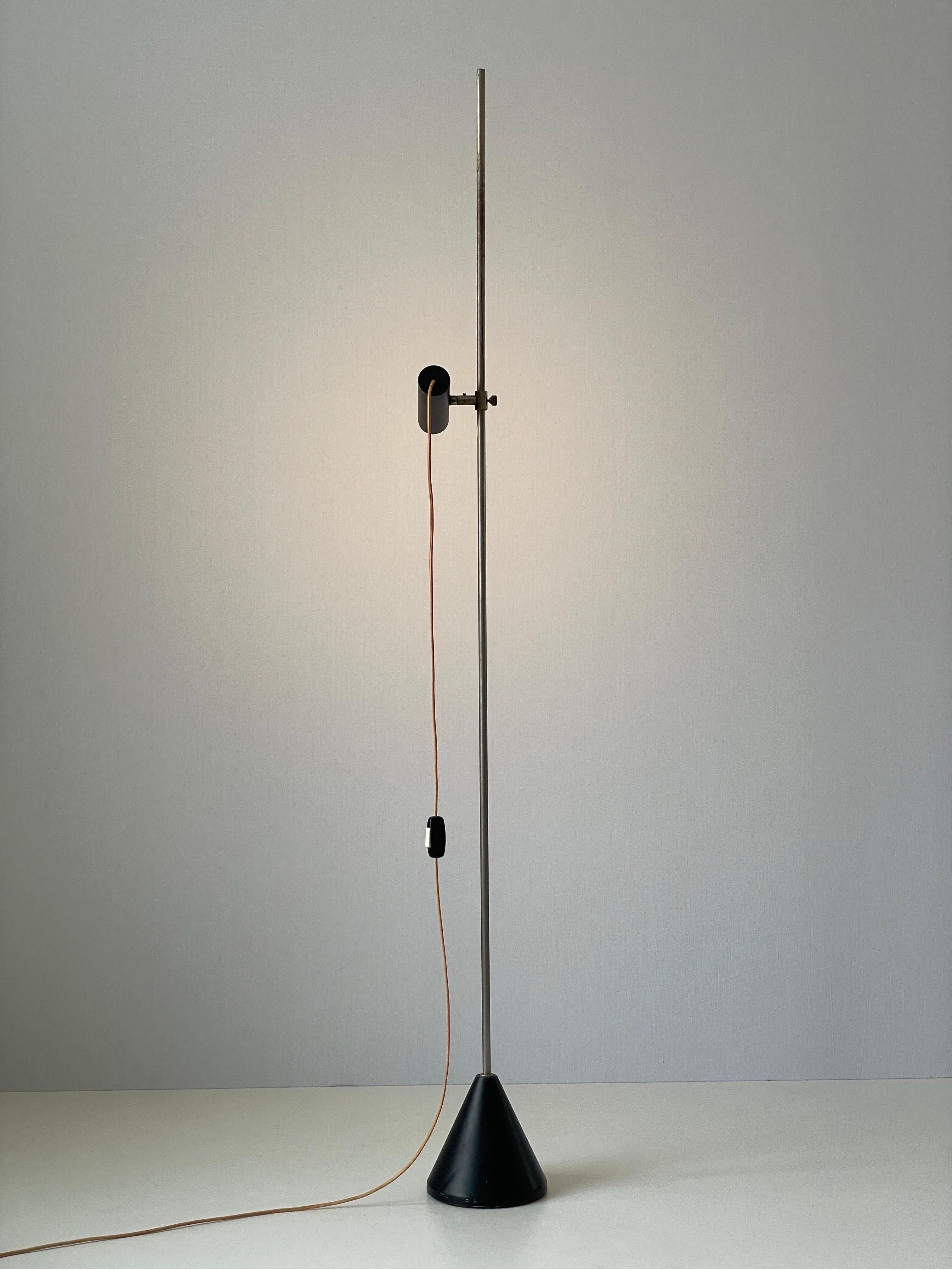 Adjustable Spot Floor Lamp, Attributed to Gino Sarfatti, 1960s, Italy For Sale 9