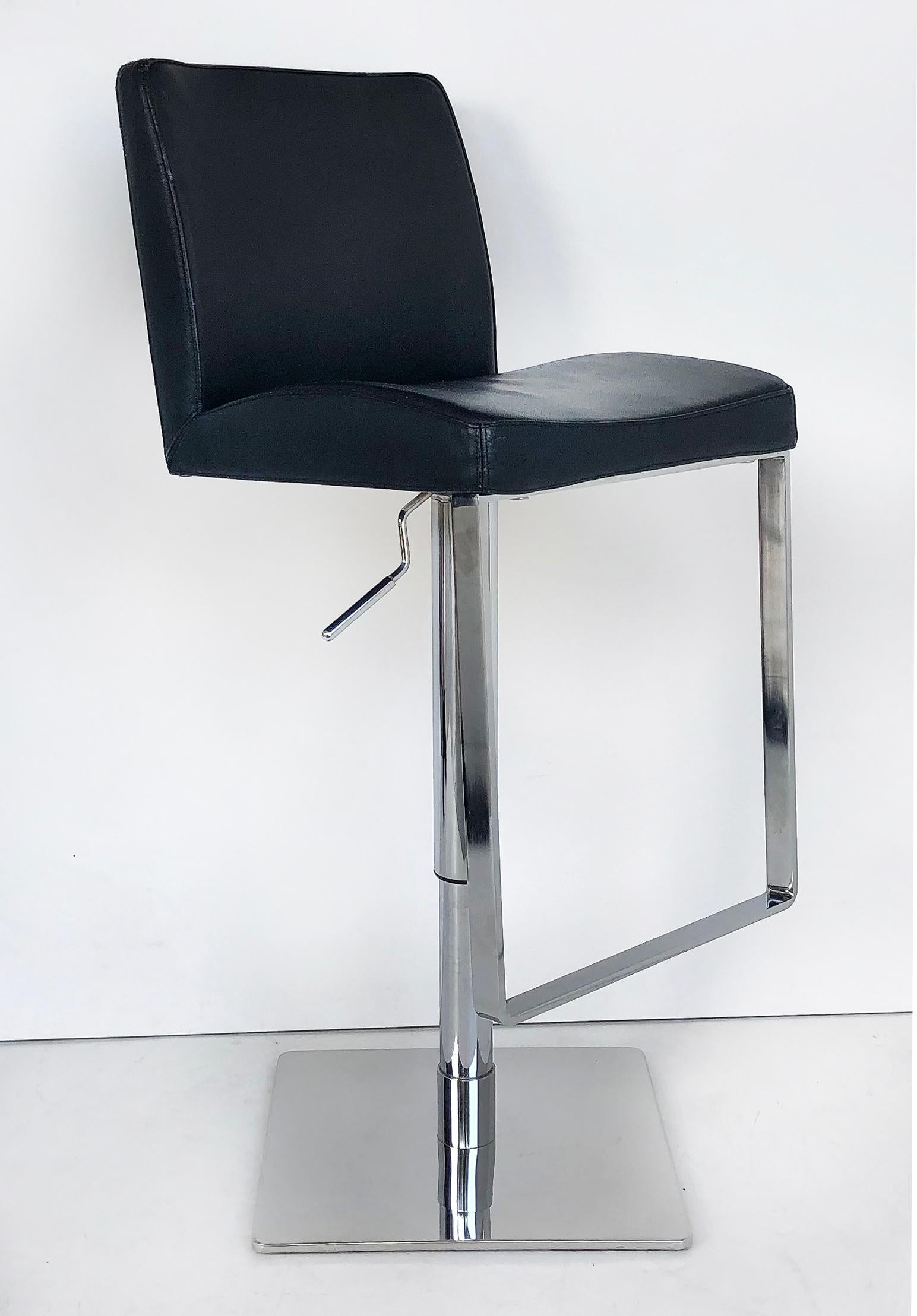 stainless steel adjustable bar stools