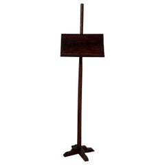 Adjustable Standing Lectern in Solid Fruitwood, France, circa 1900